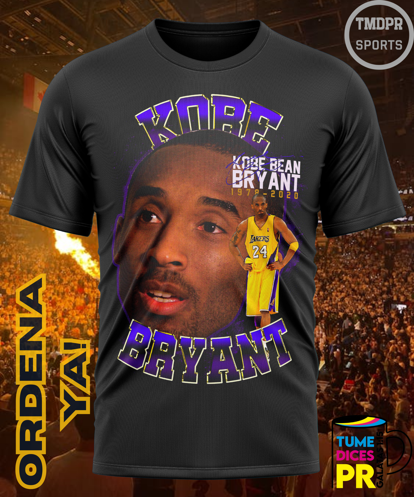Camiseta semitono NBA LAKERS