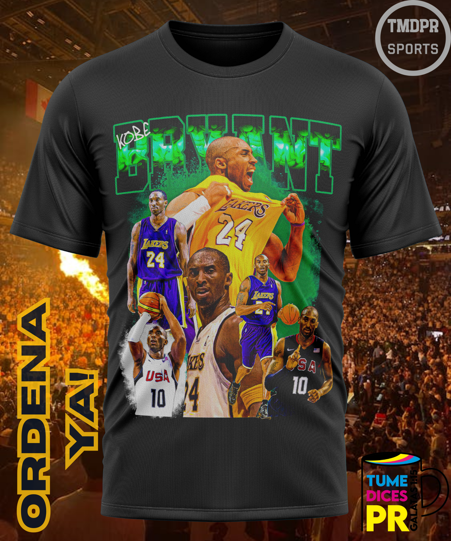 Camiseta semitono NBA LAKERS