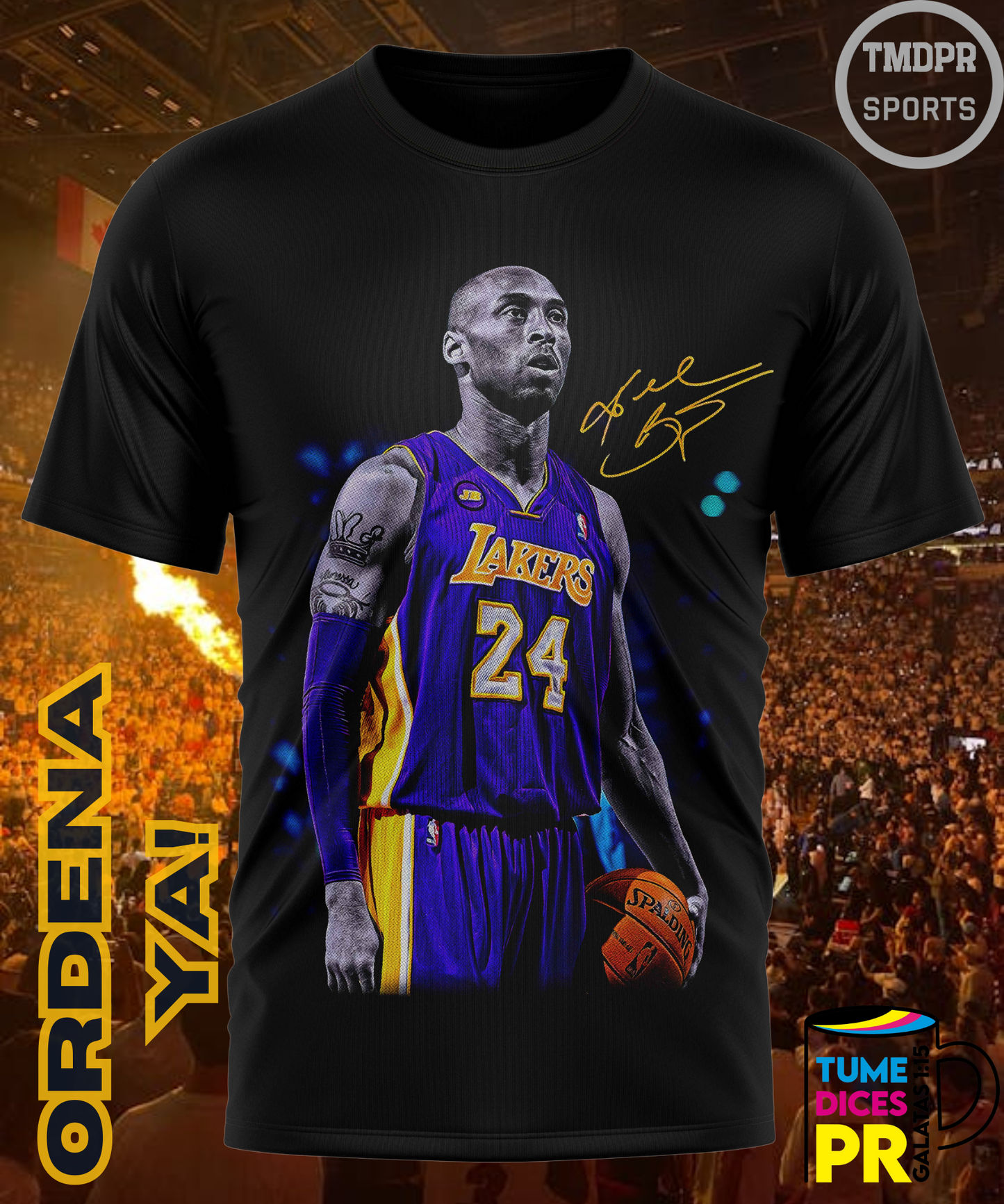 Camiseta semitono NBA LAKERS