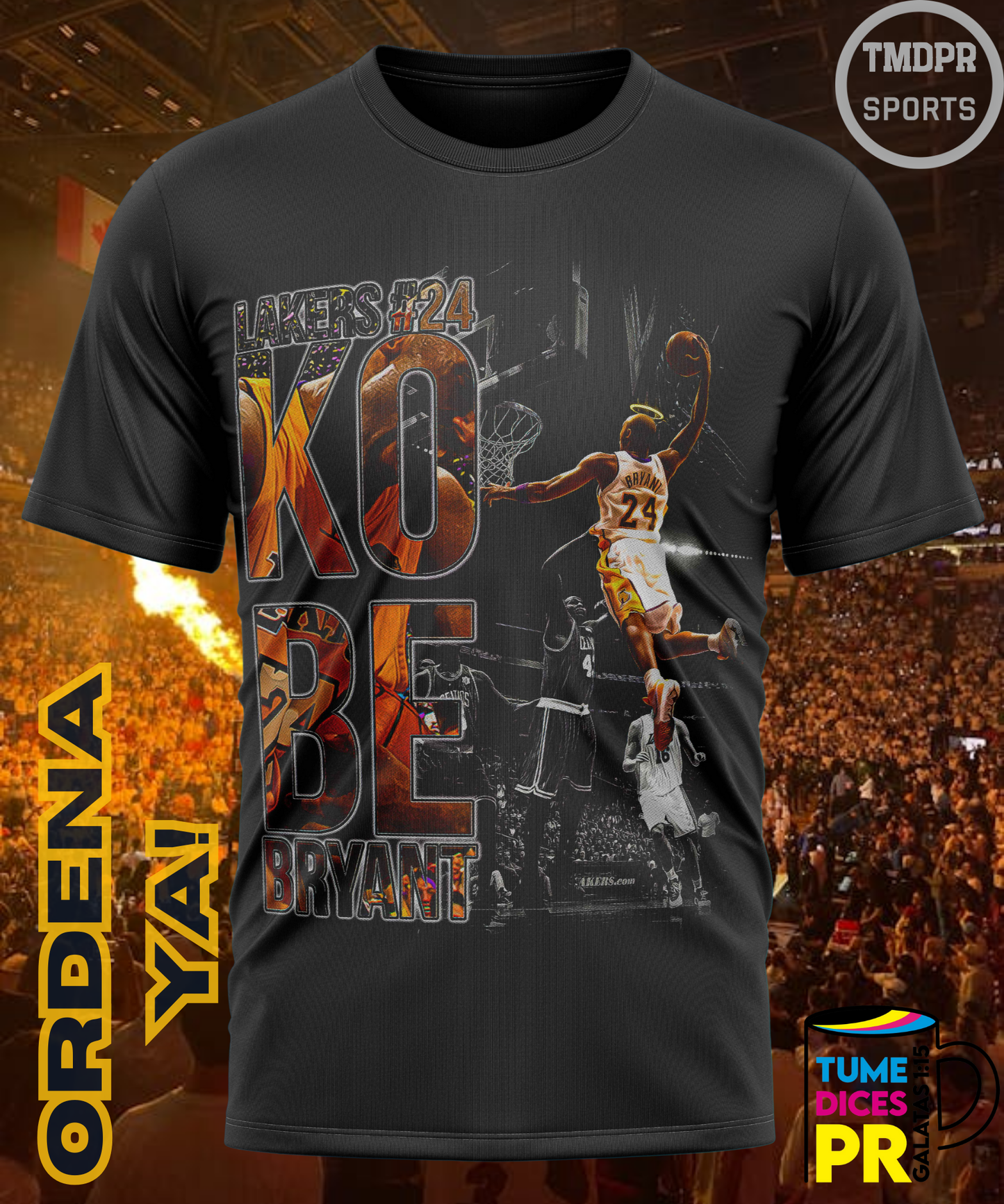 Camiseta semitono NBA LAKERS
