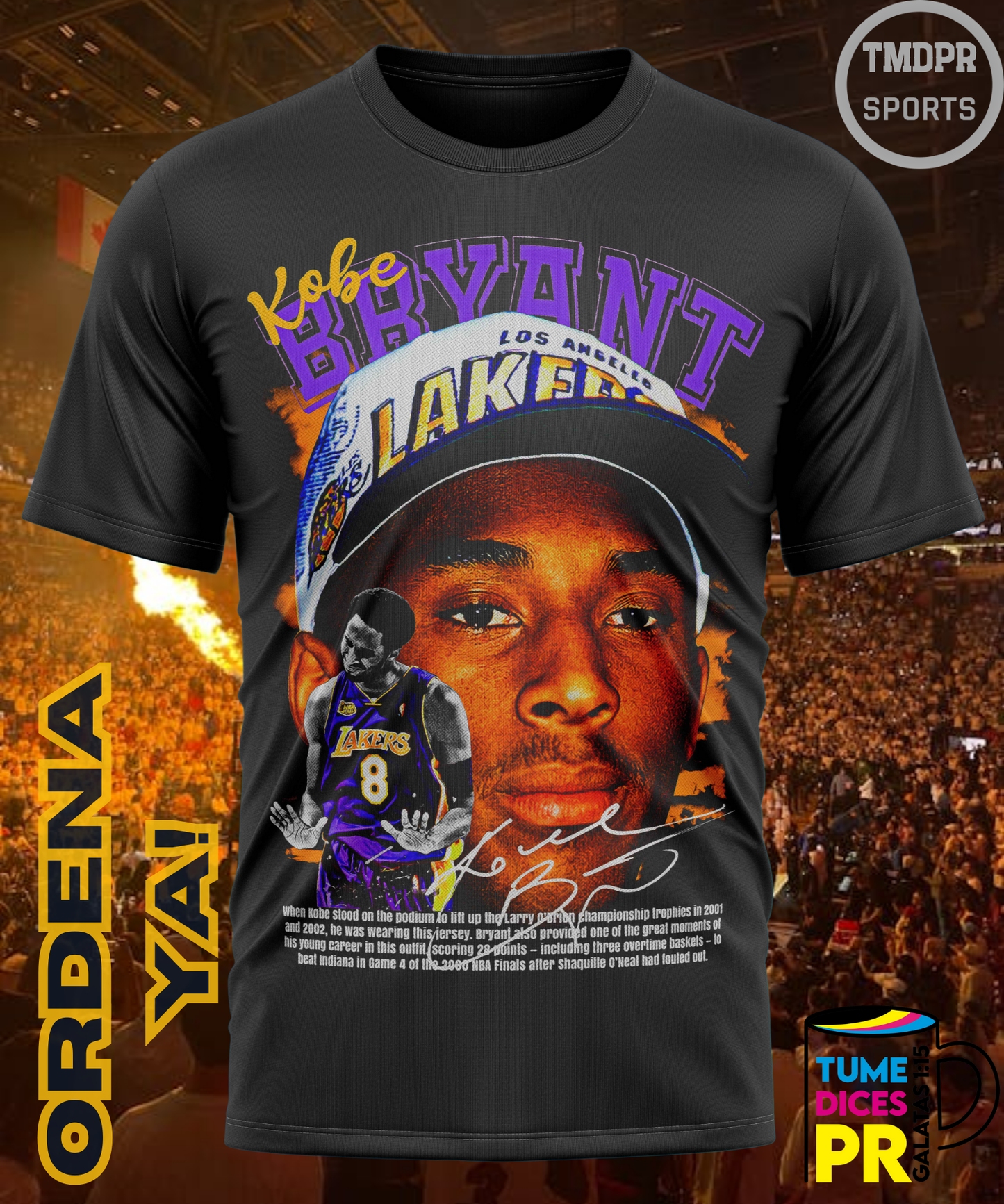 Camiseta semitono NBA LAKERS