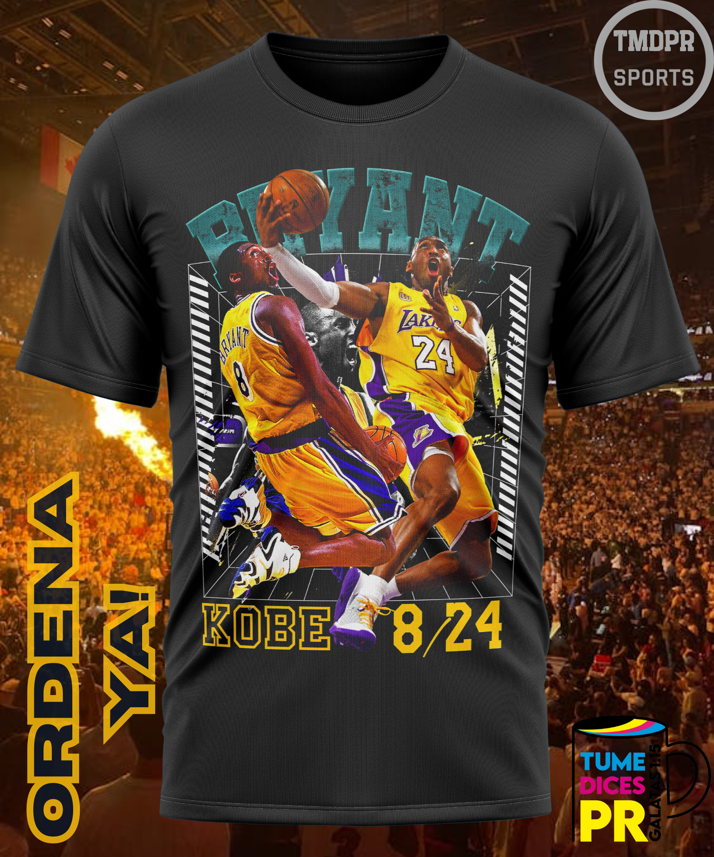 Camiseta semitono NBA LAKERS