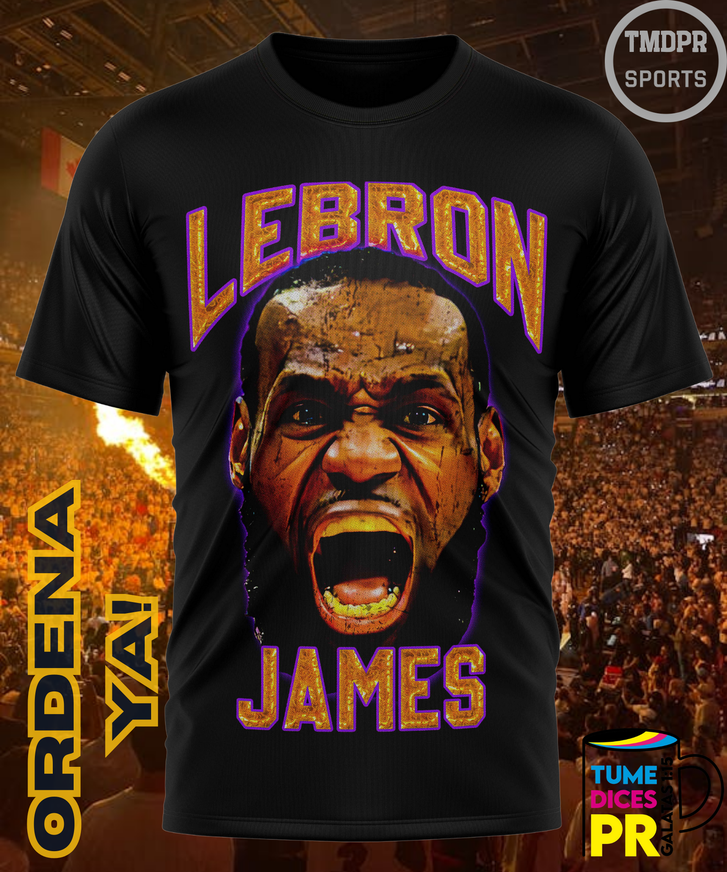 Camiseta semitono NBA LAKERS