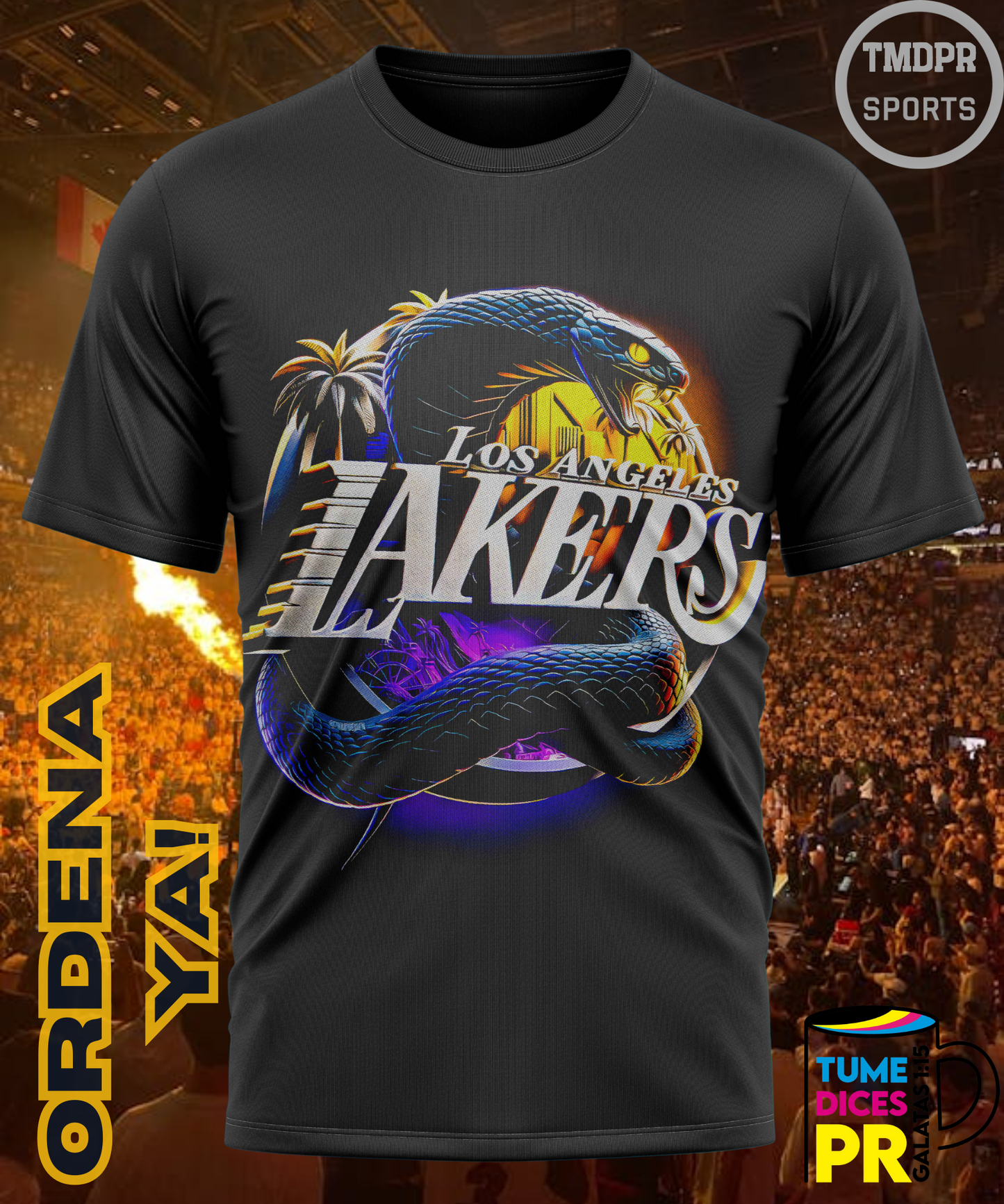 Camiseta semitono NBA LAKERS