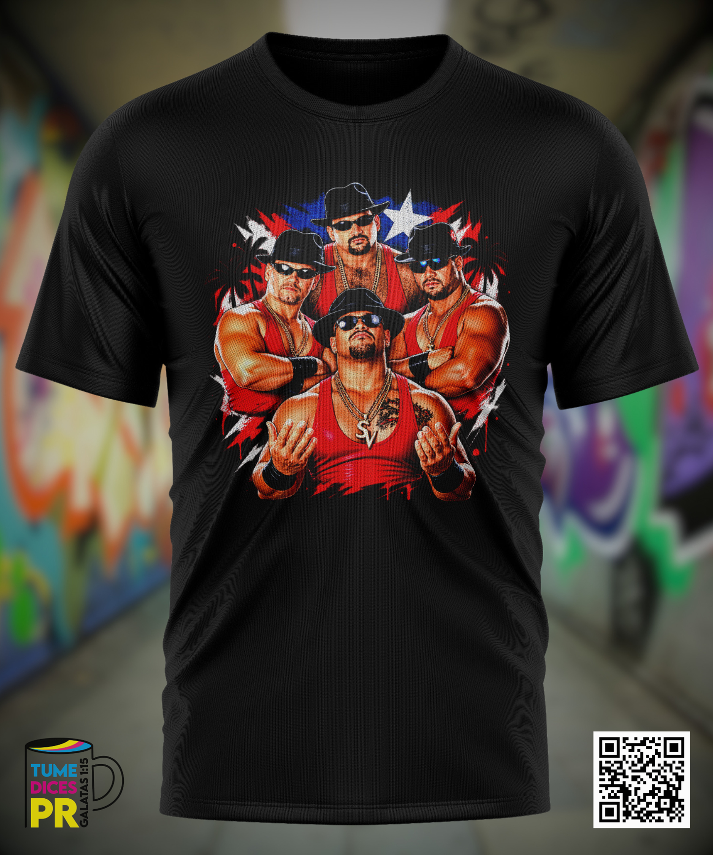 LOS BORICUAS LUCHA LIBRE Camiseta