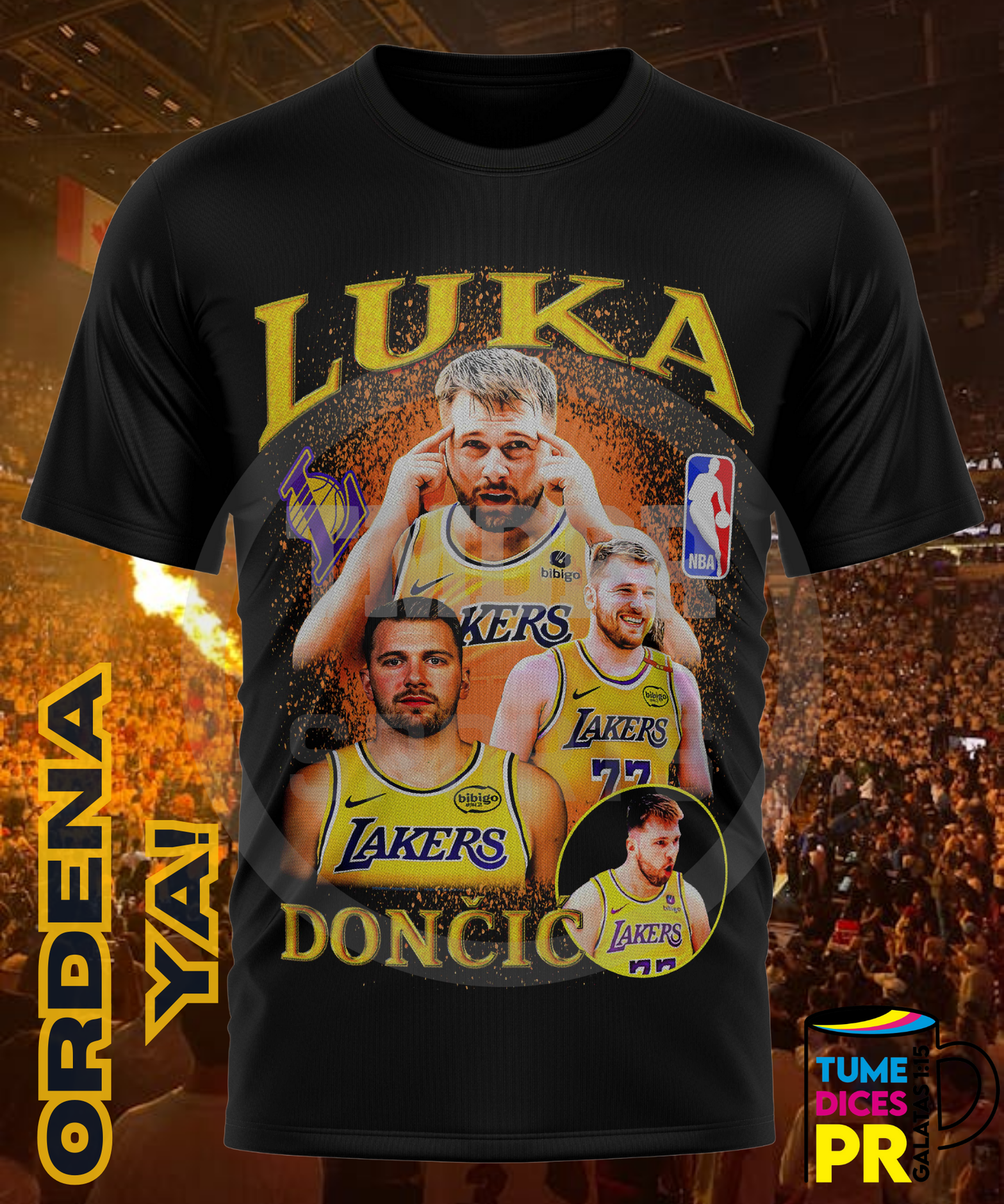 Camiseta semitono NBA LAKERS 2