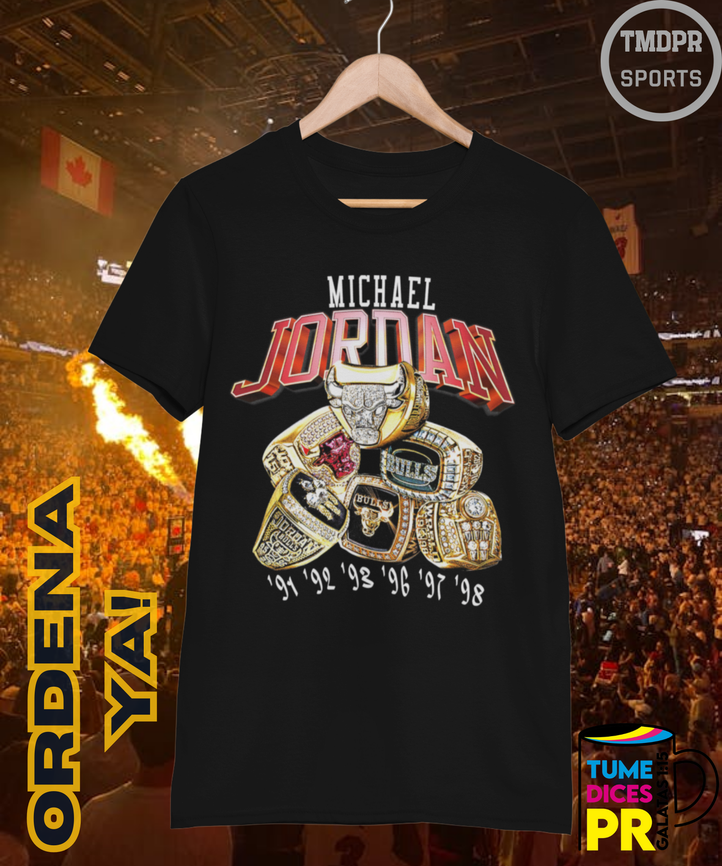 Camiseta semitono NBA MICHAEL JORDAN 2