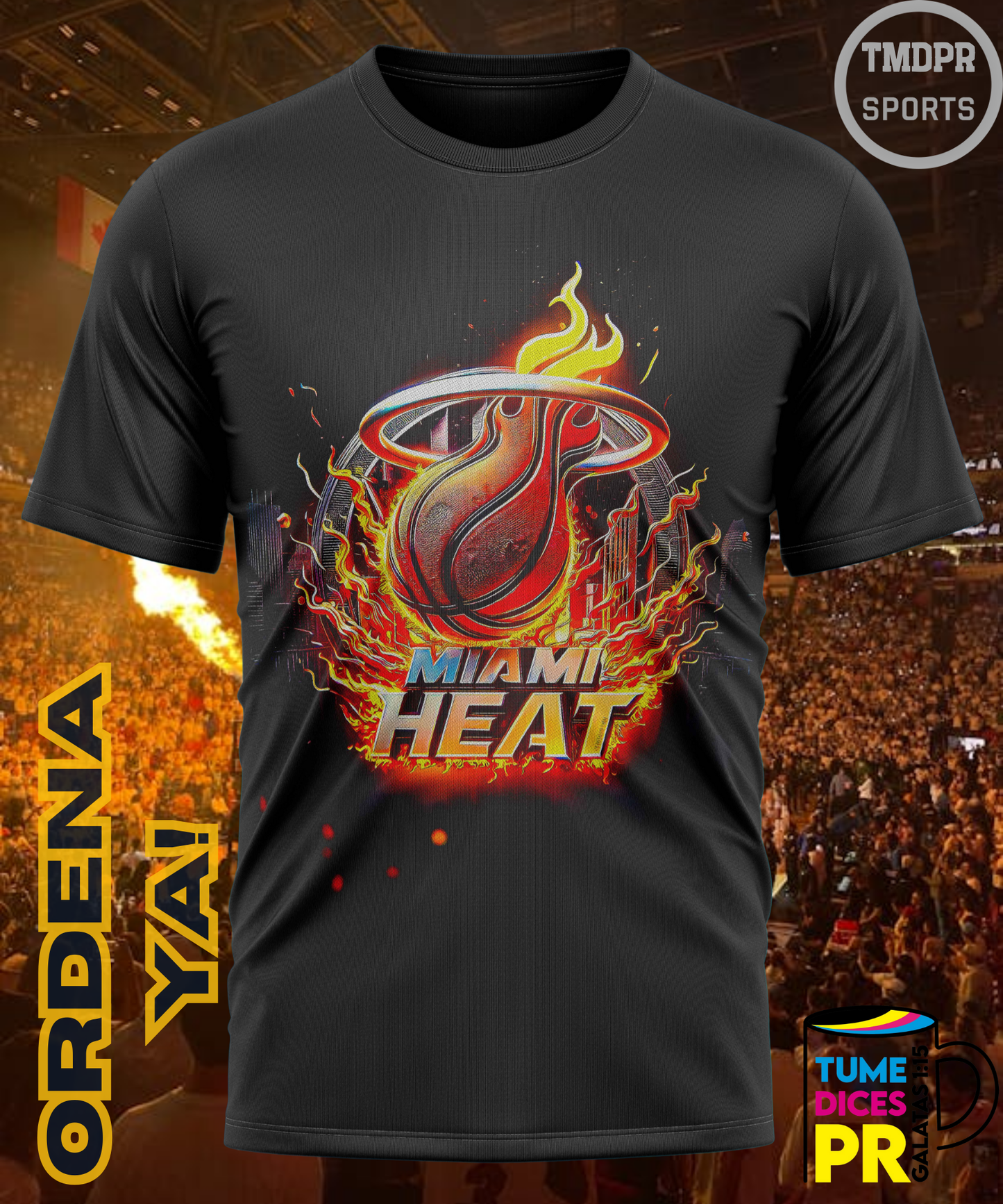 Camiseta semitono NBA MIAMI HEAT