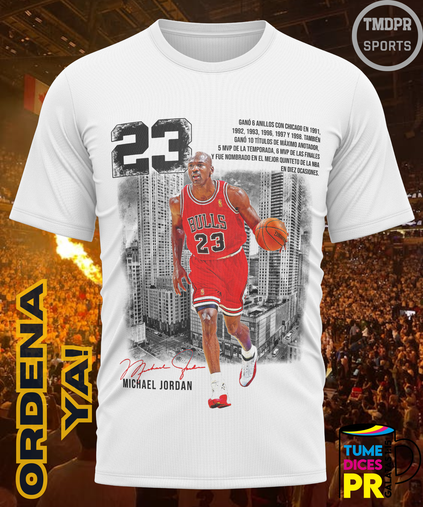 Camiseta semitono NBA MICHAEL JORDAN