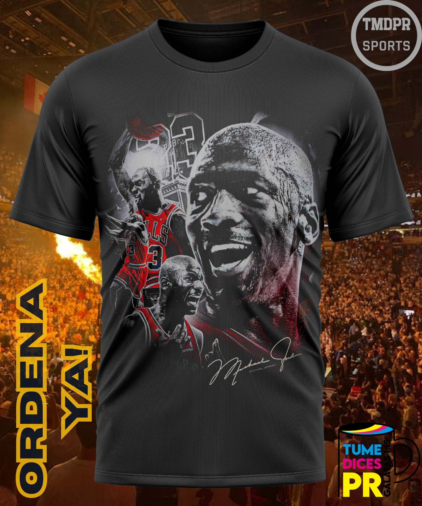 Camiseta semitono NBA MICHAEL JORDAN