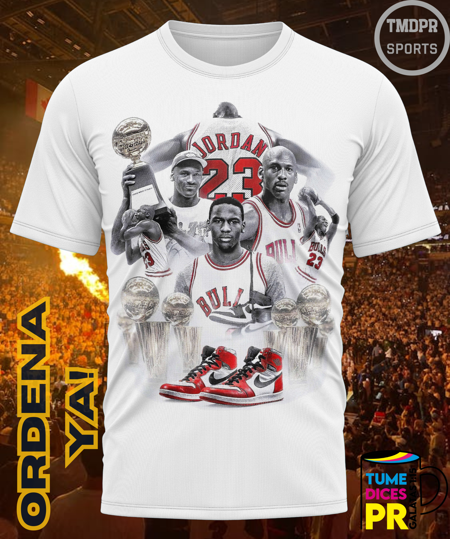Camiseta semitono NBA MICHAEL JORDAN
