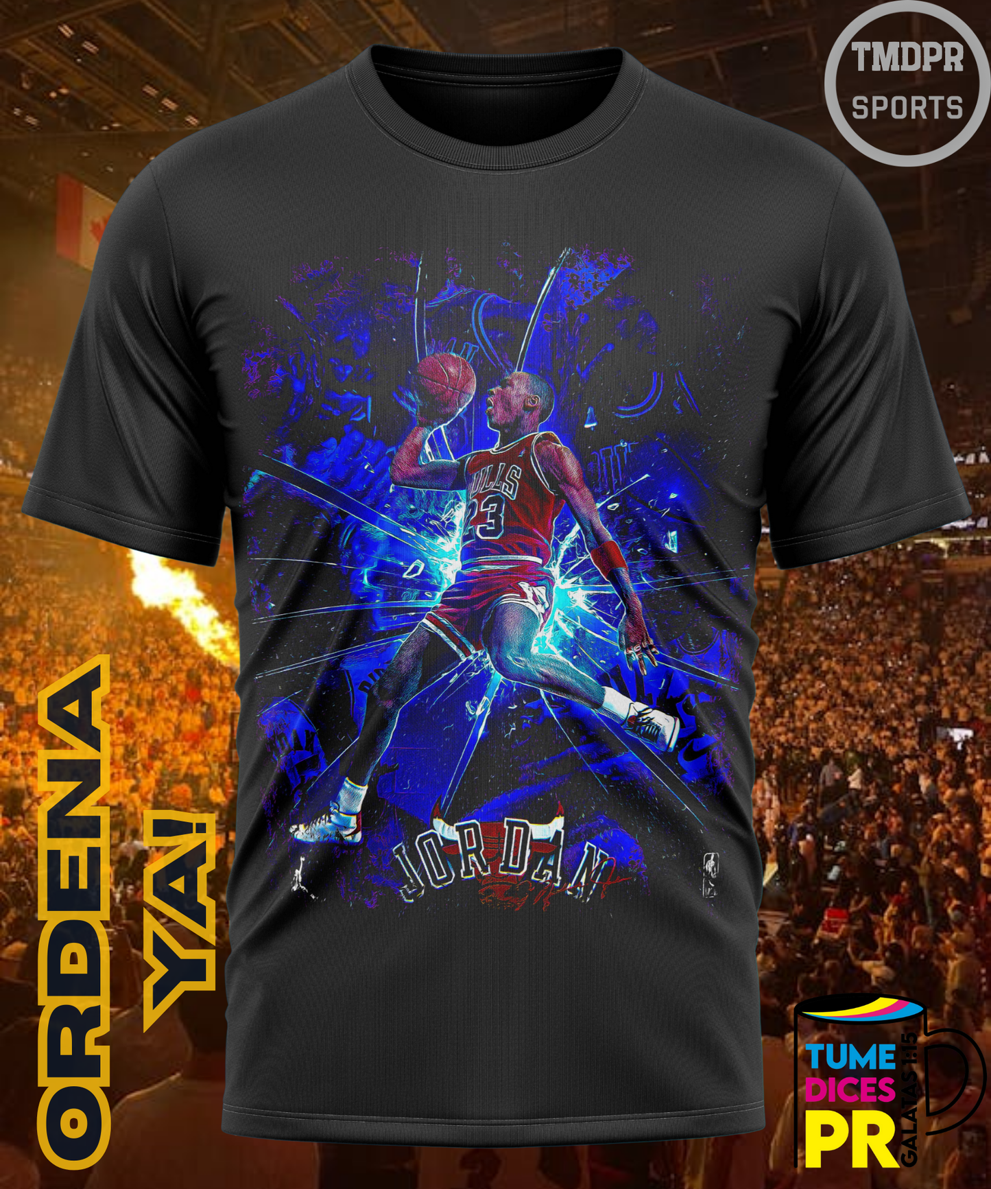 Camiseta semitono NBA MICHAEL JORDAN
