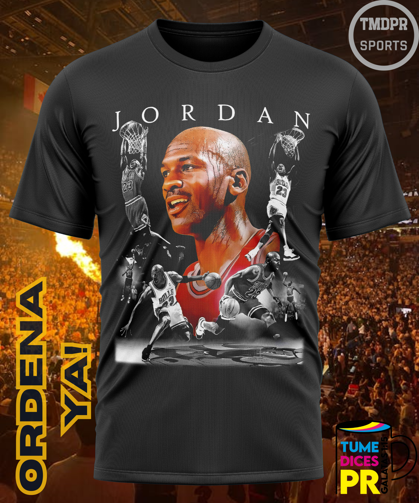Camiseta semitono NBA MICHAEL JORDAN