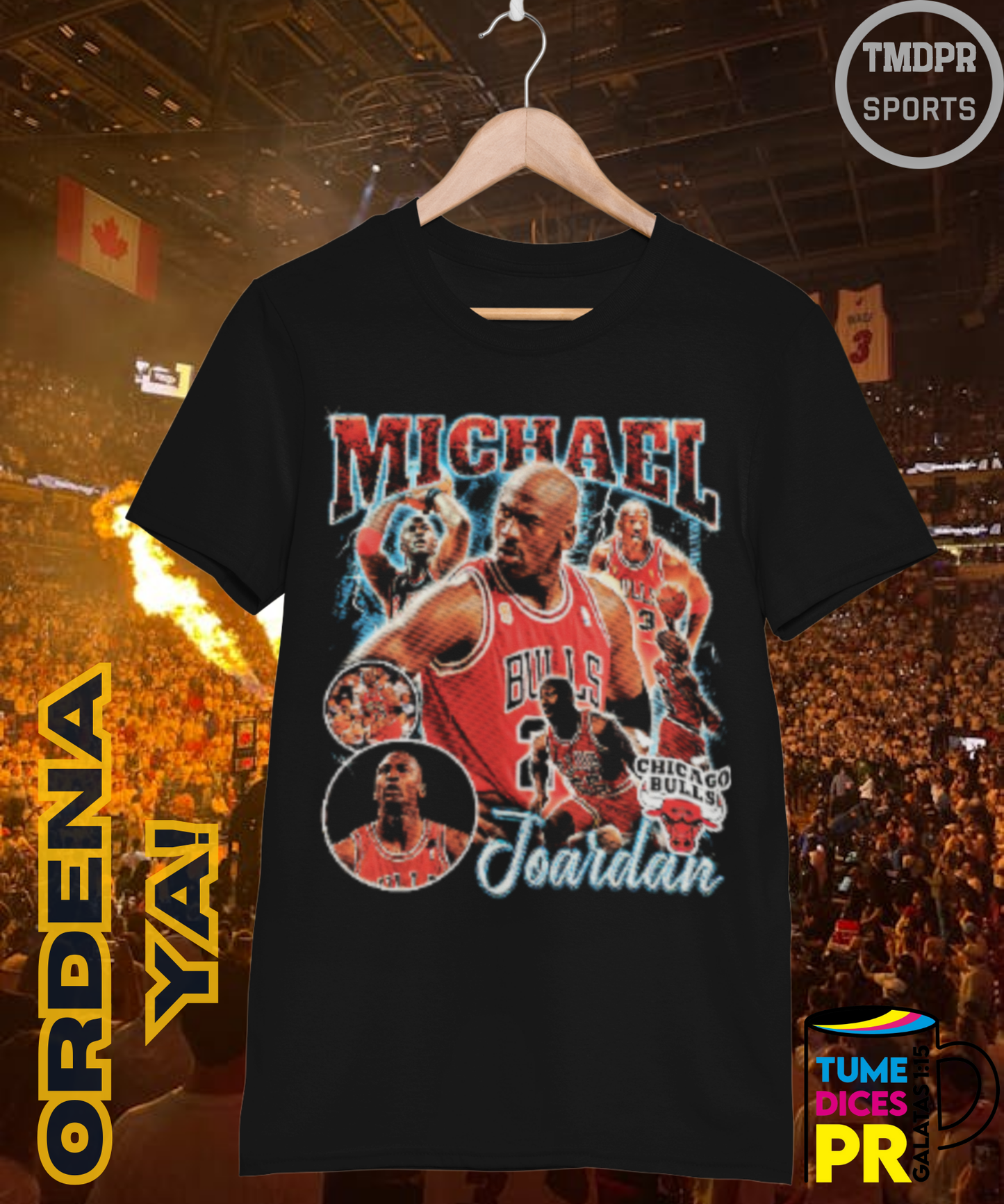 Camiseta semitono NBA MICHAEL JORDAN