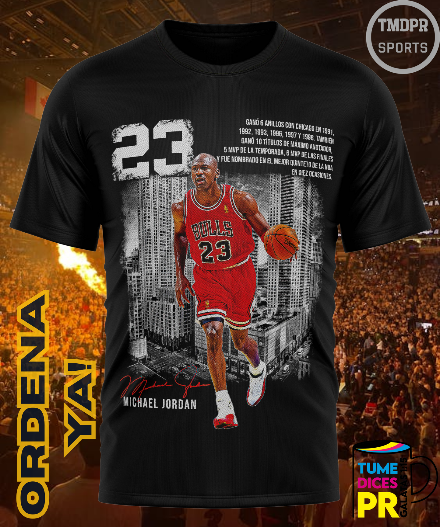 Camiseta semitono NBA MICHAEL JORDAN
