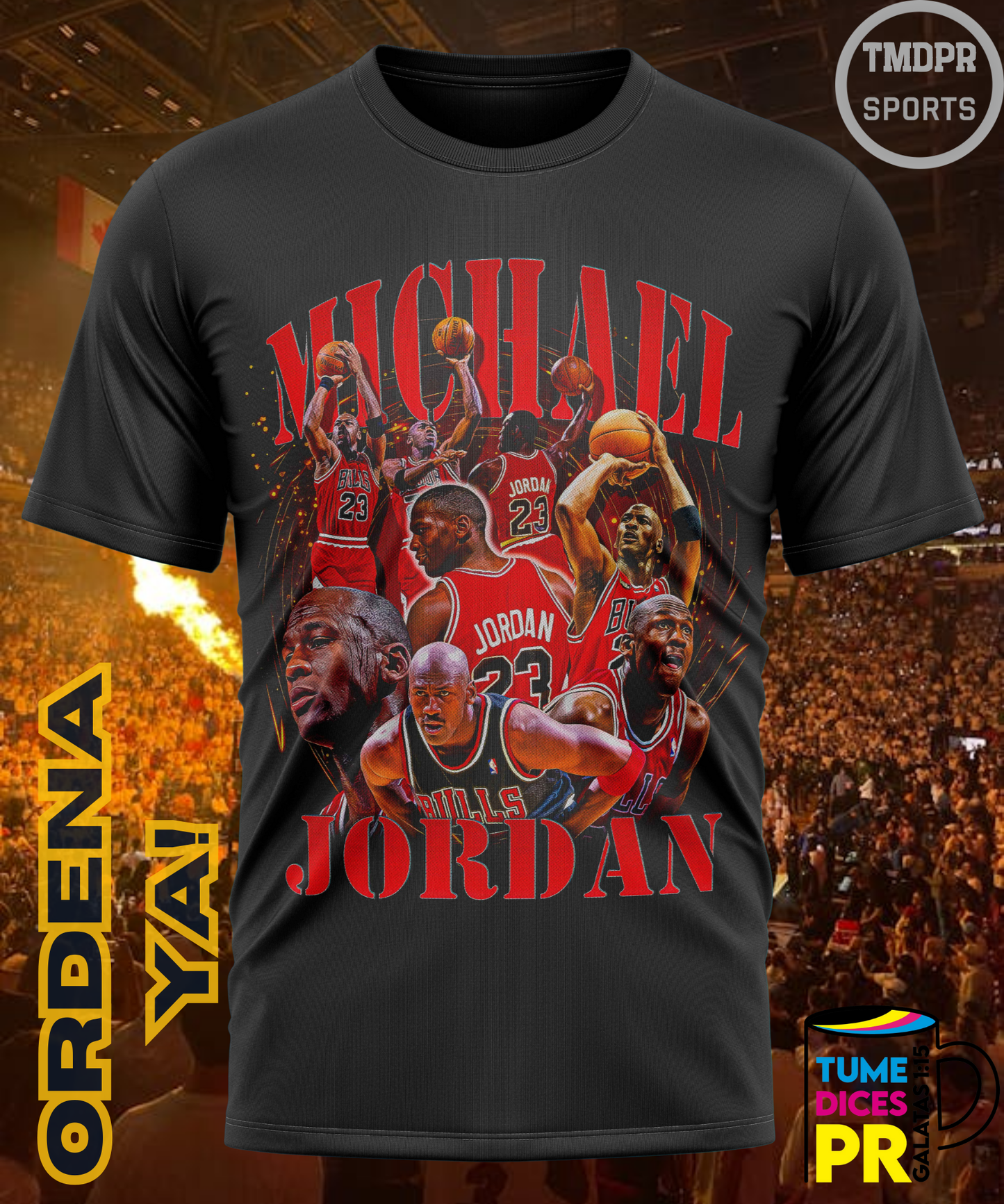 Camiseta semitono NBA MICHAEL JORDAN