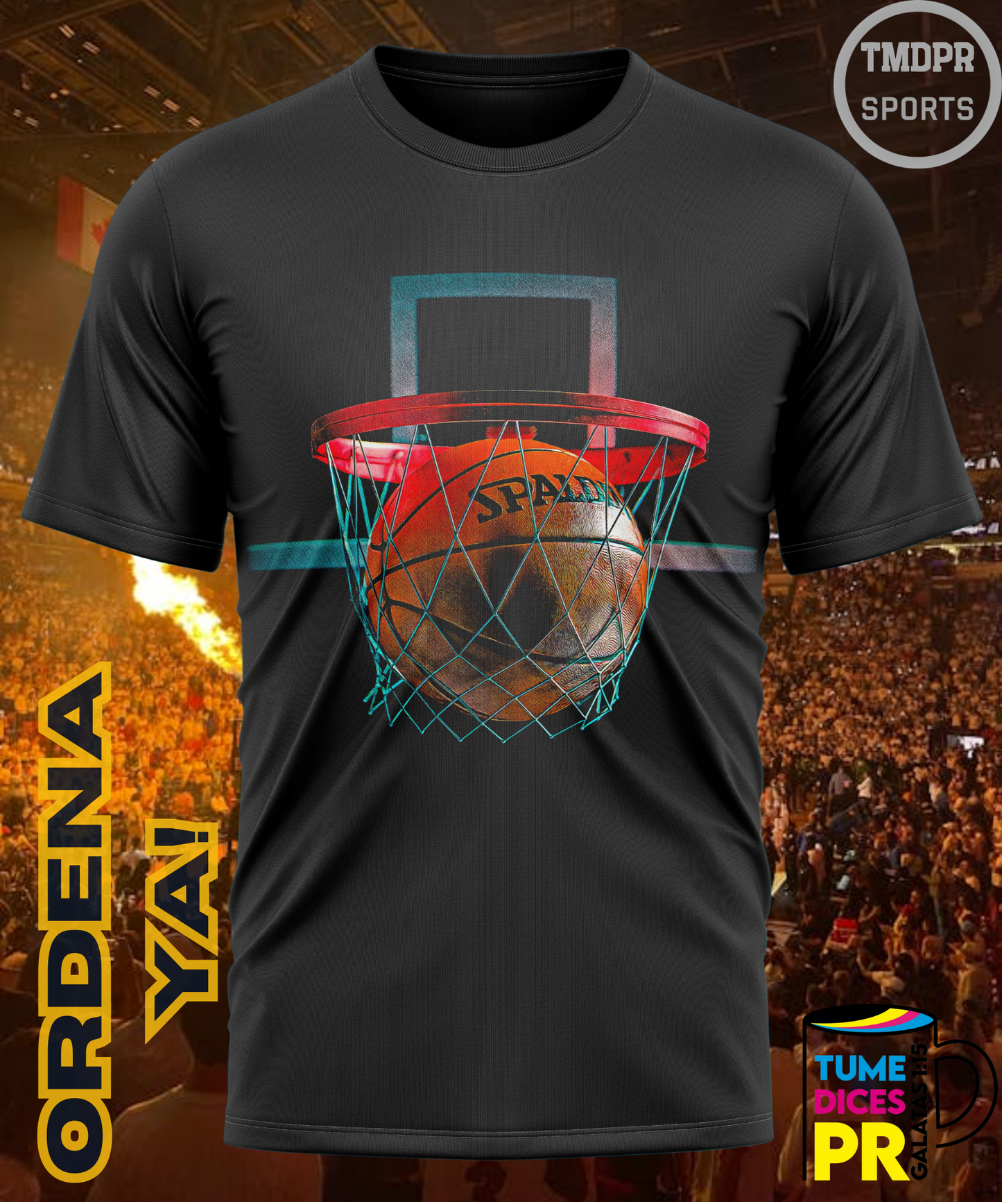 Camiseta semitono NBA BALL