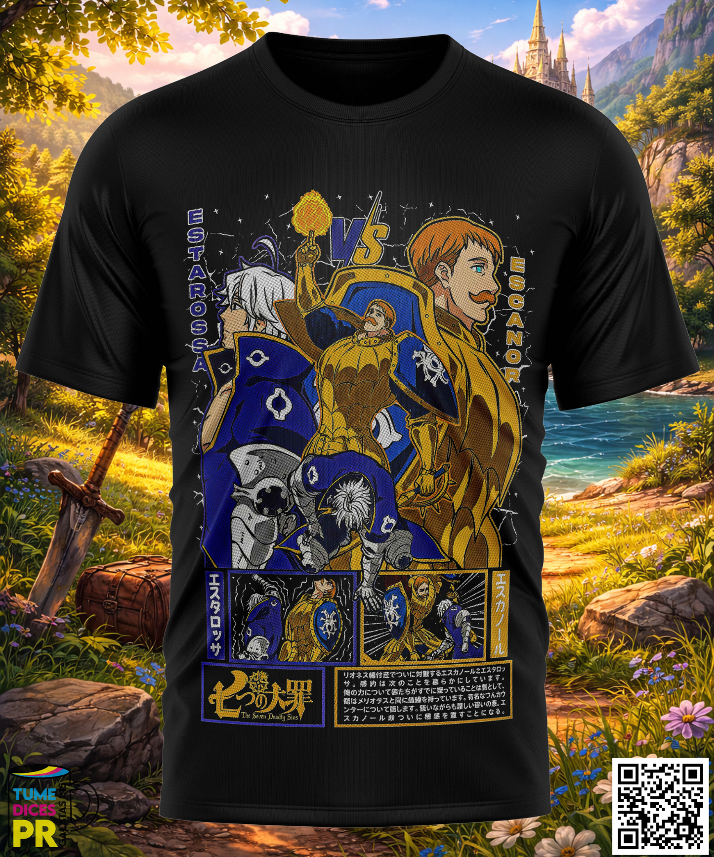 NANATSU NO TAIZAI Camisetas