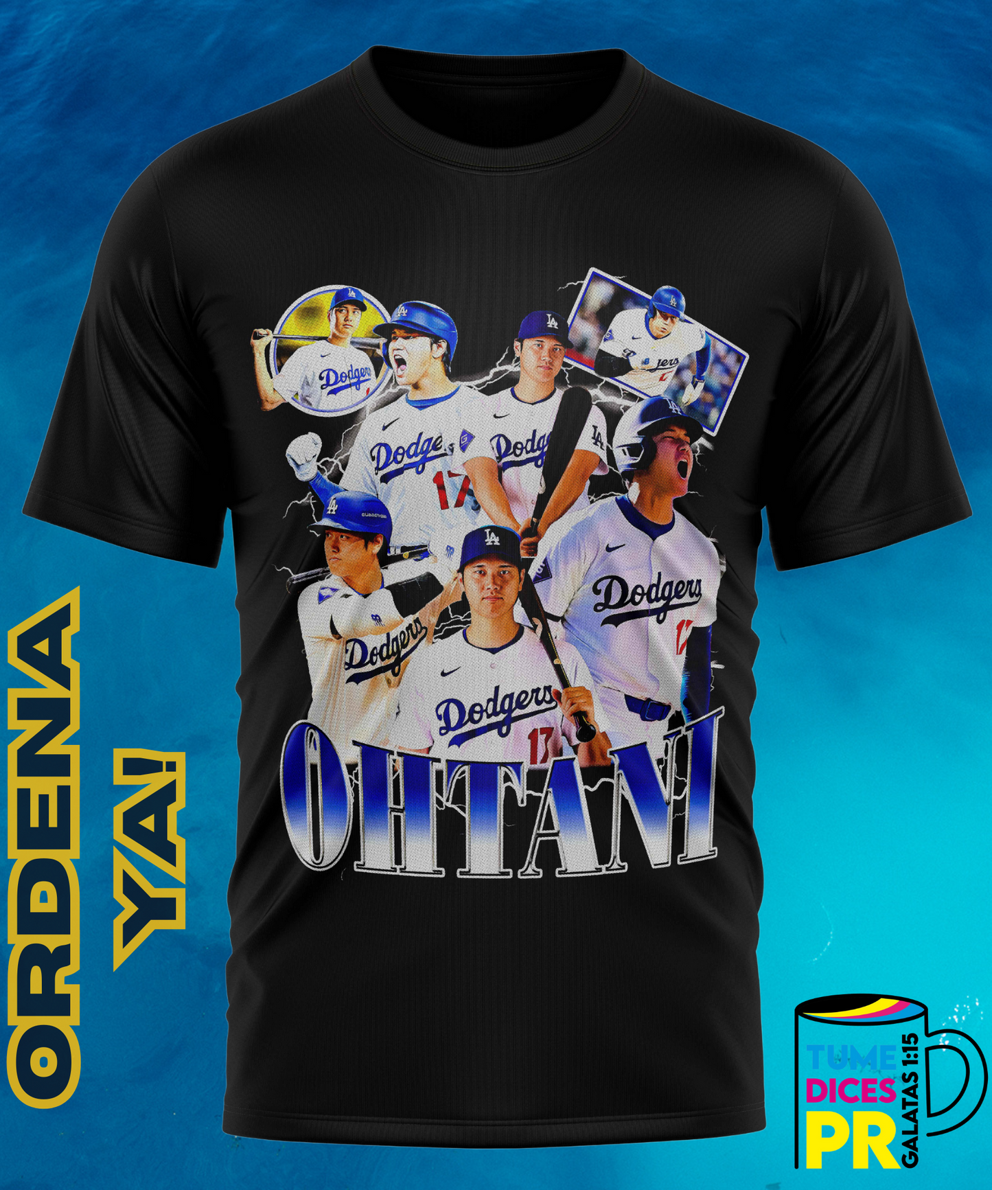 Camiseta semitono BASEBALL