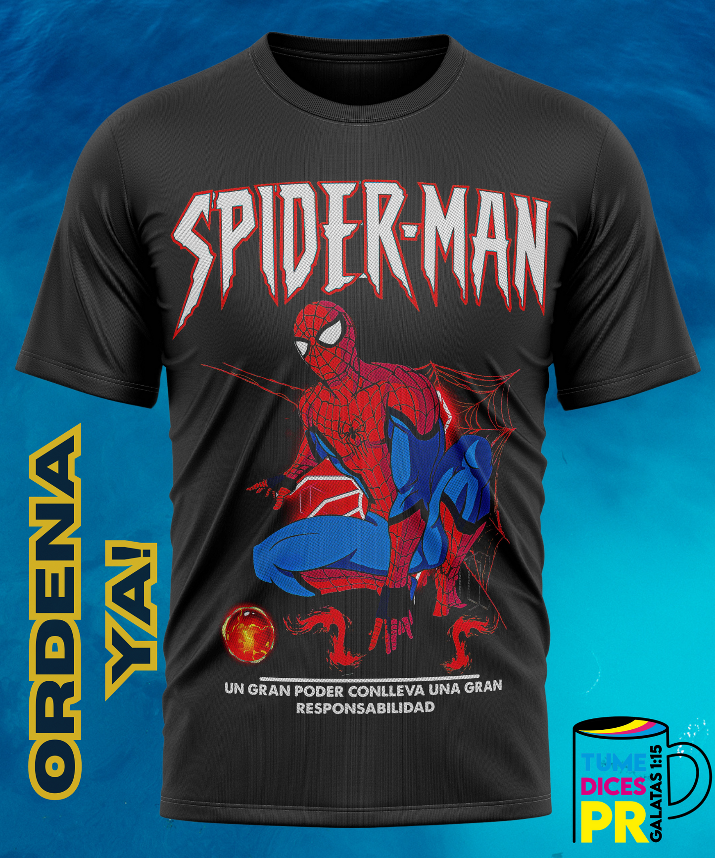 Camiseta semitono SPIDER-MAN