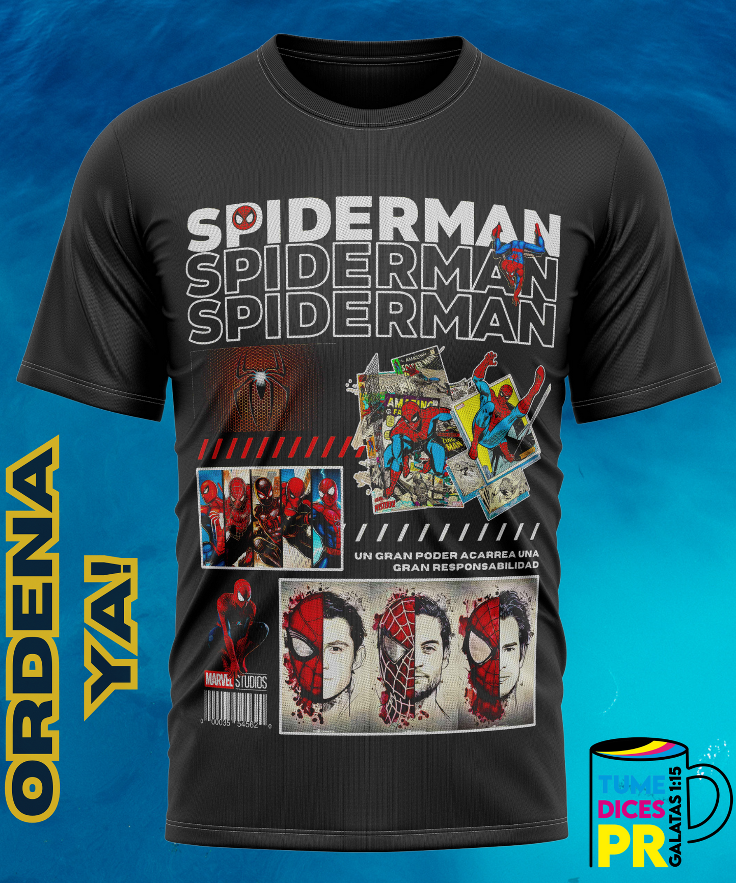 Camiseta semitono SPIDER-MAN 2