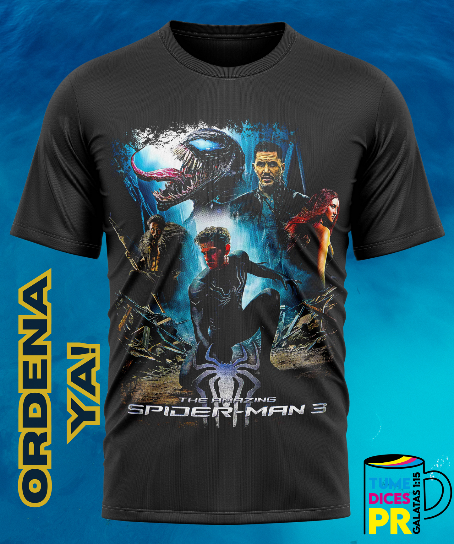 Camiseta semitono SPIDER-MAN
