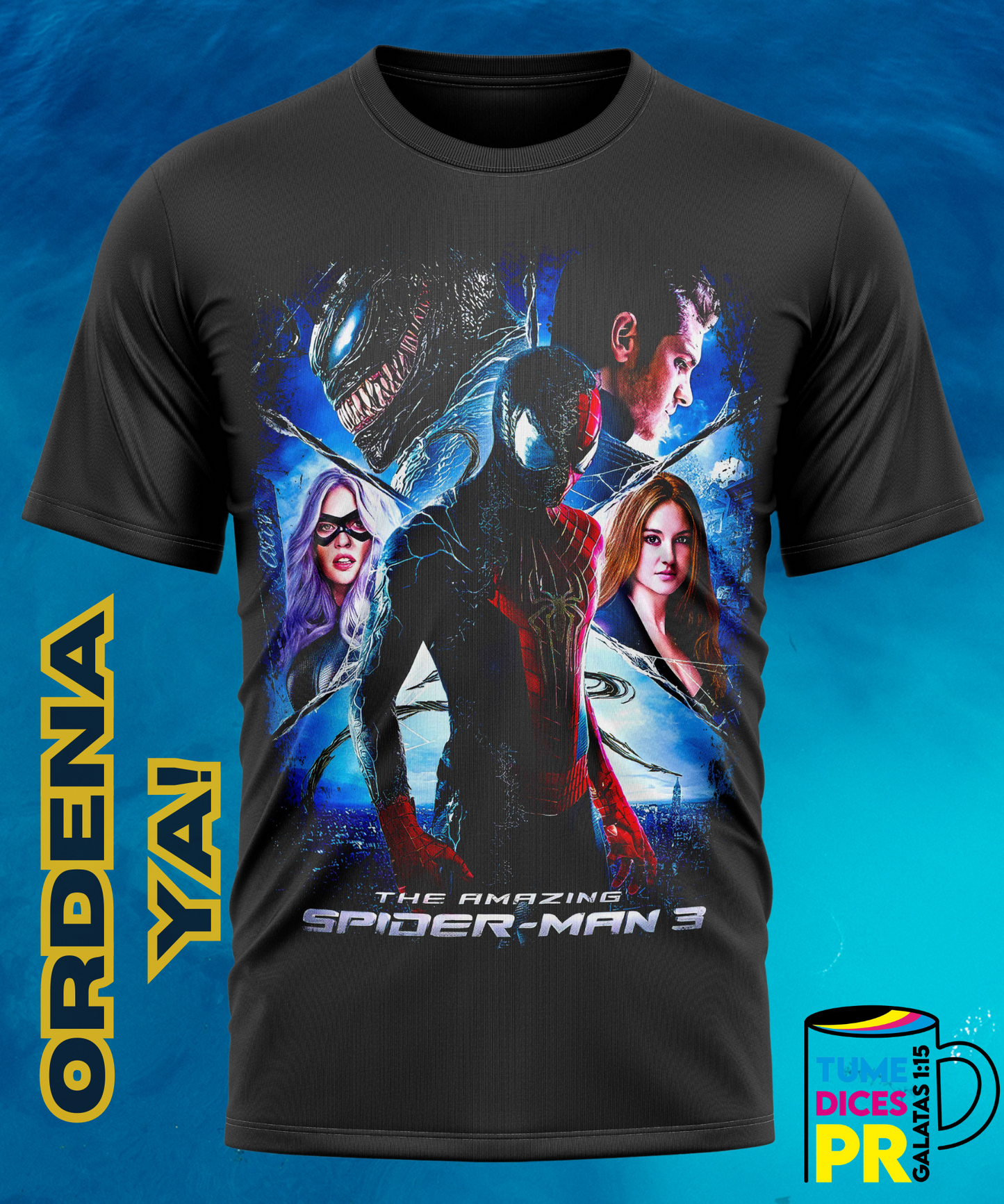Camiseta semitono SPIDER-MAN