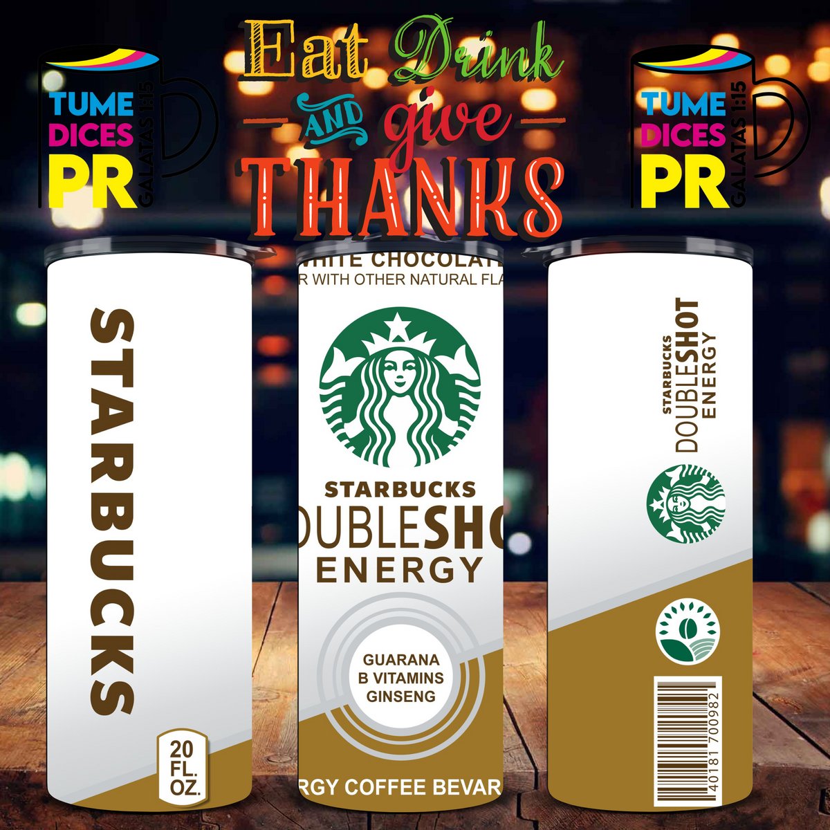 Tumbler Grocery 2 Skinny 20 oz | Personalizable | Mantiene frío y calor