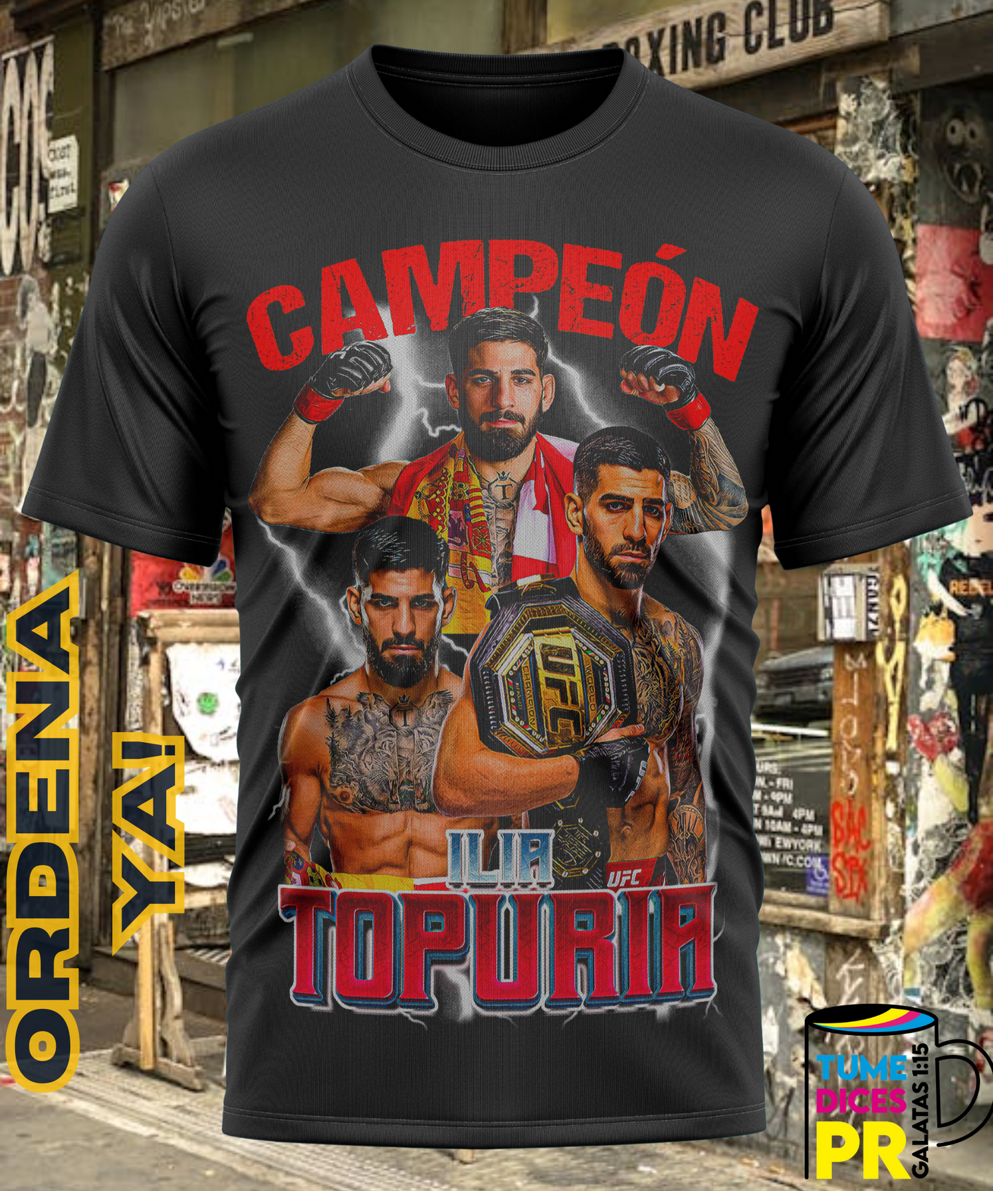 Camiseta BOXEO y UFC