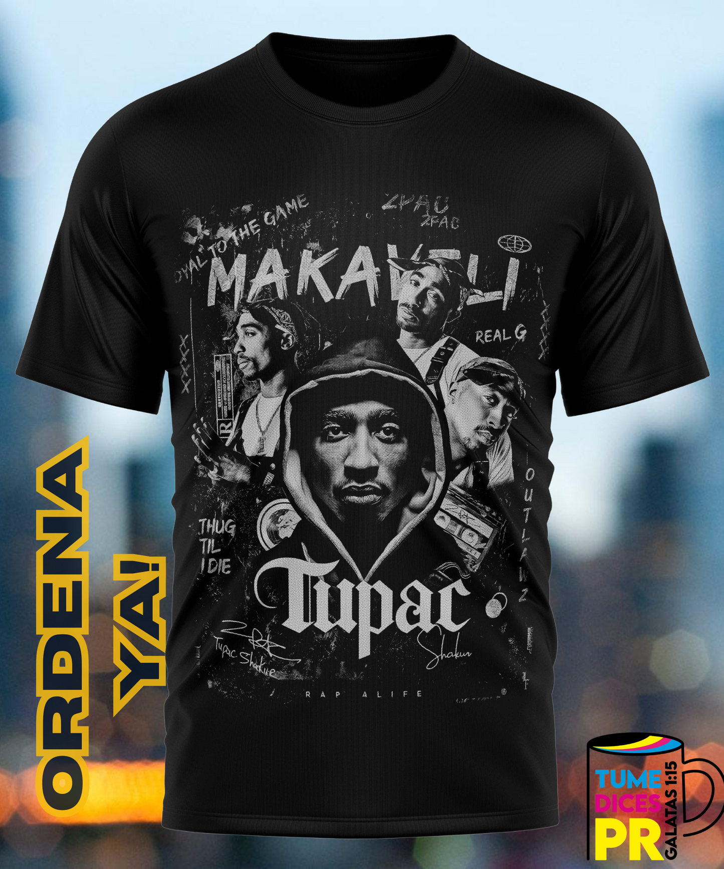 TUPAC Camiseta