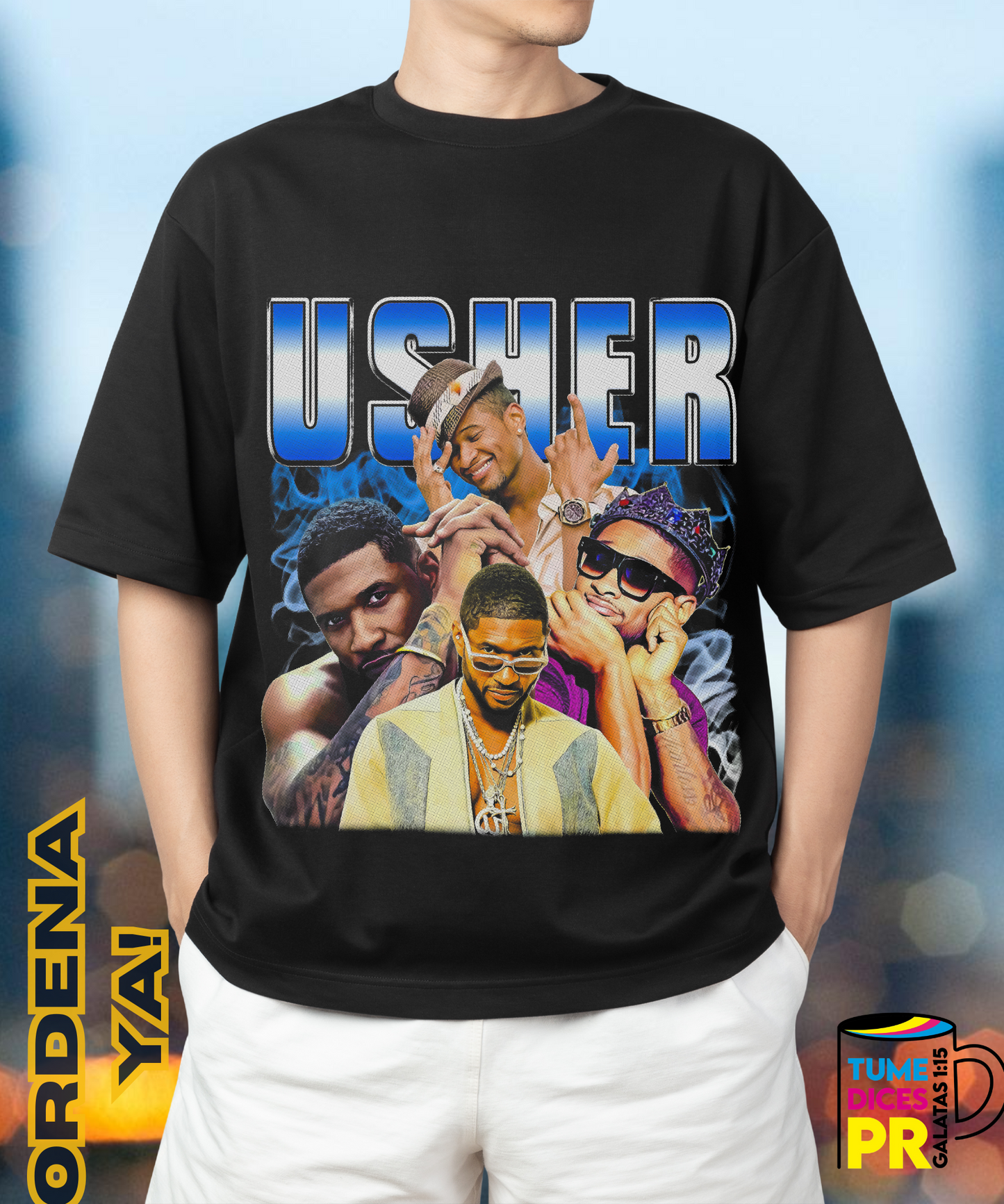 USHER Camiseta