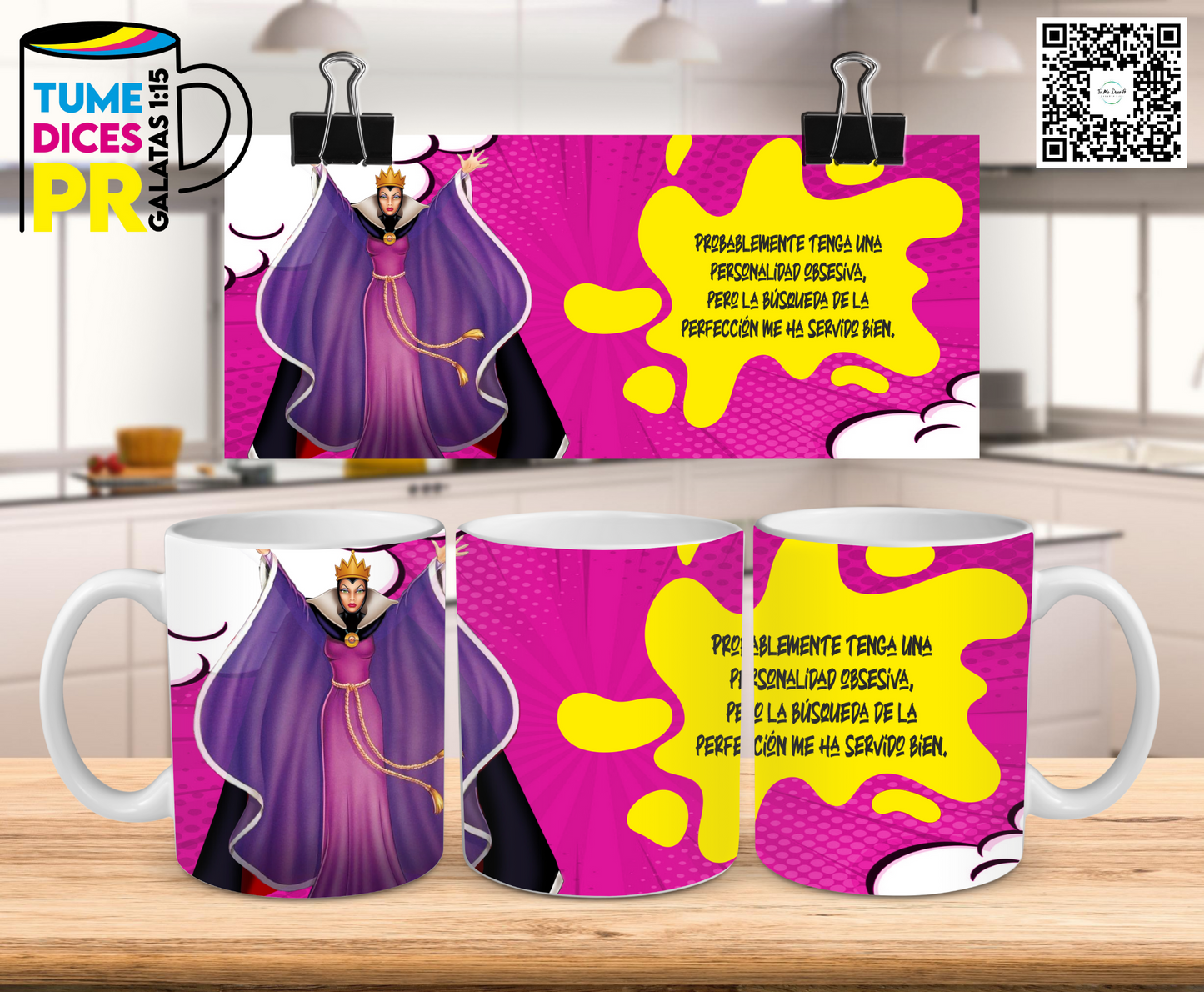 Taza Villanas Positivas