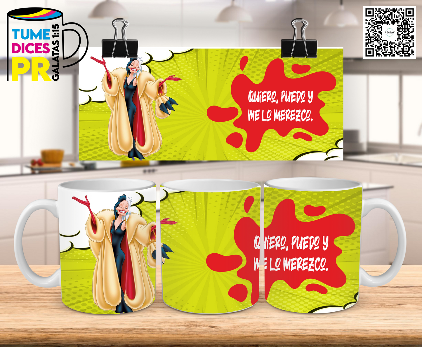 Taza Villanas Positivas