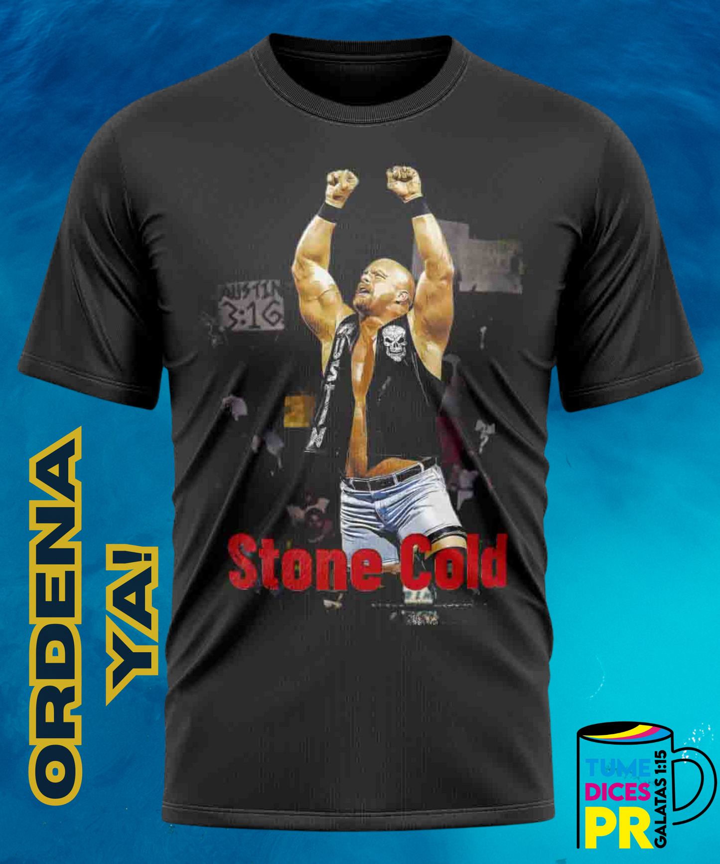 Camiseta semitono WWE