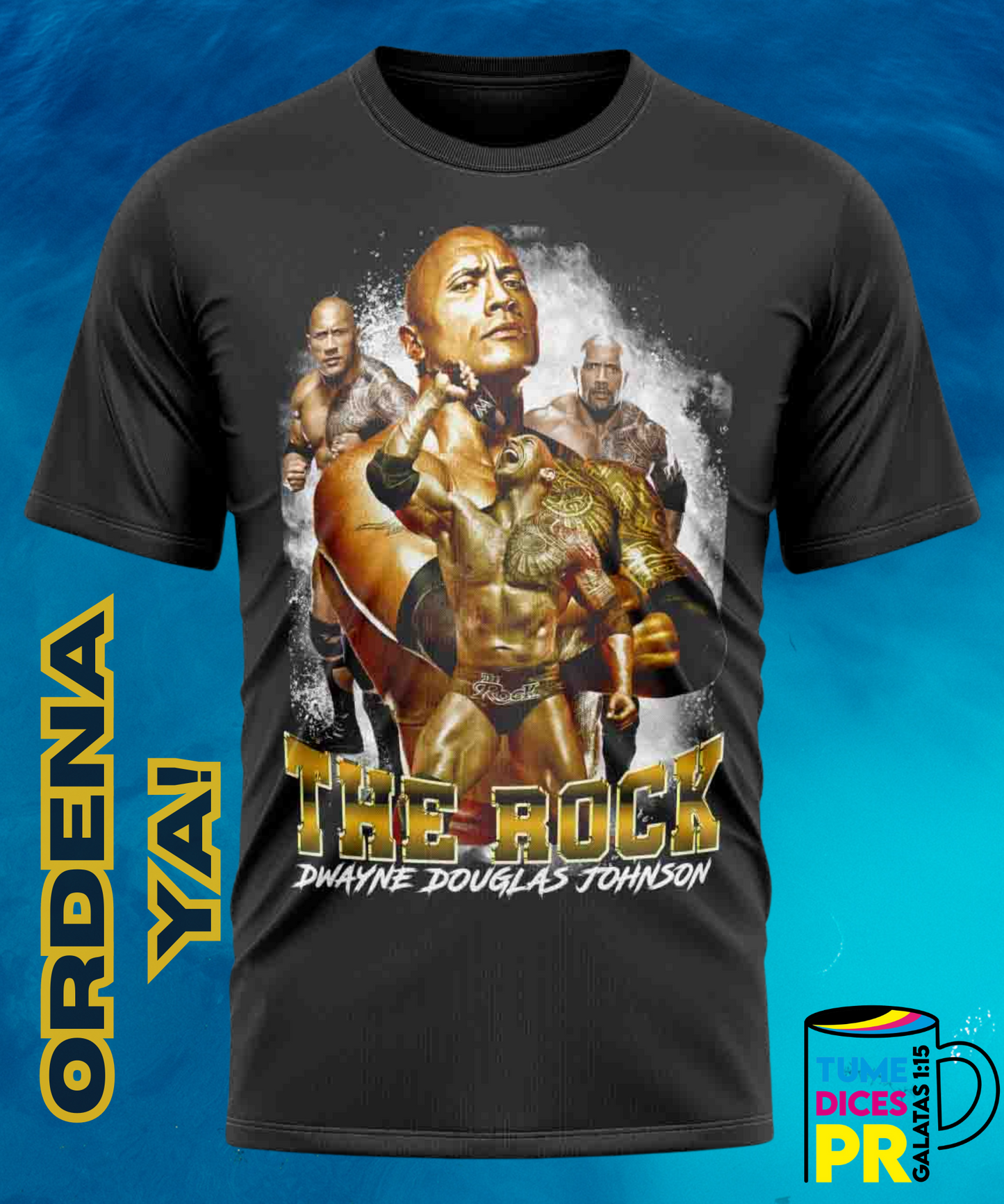 Camiseta semitono WWE