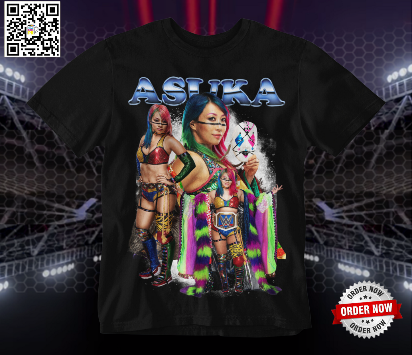 Camiseta WWE 3