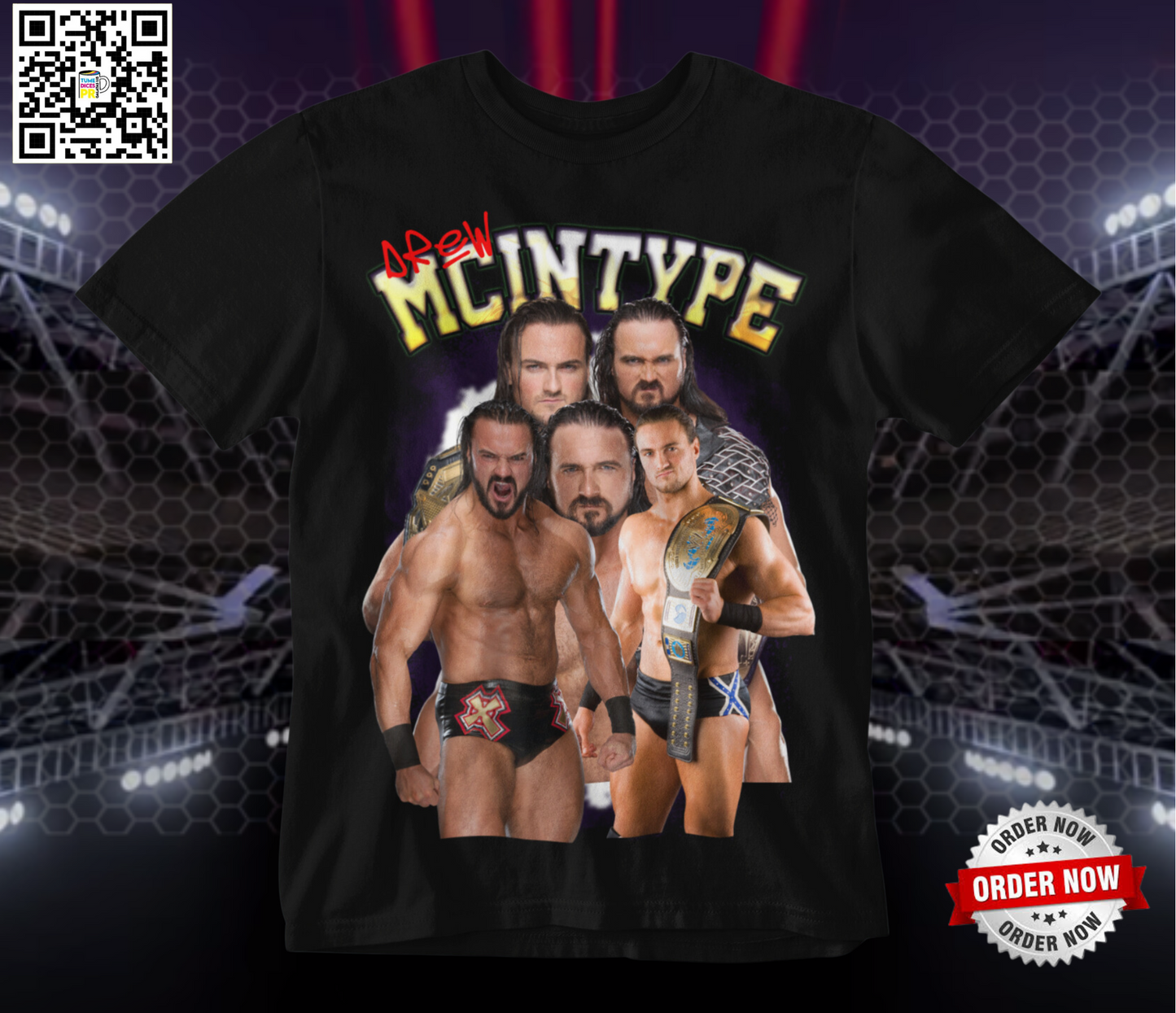 Camiseta WWE 4