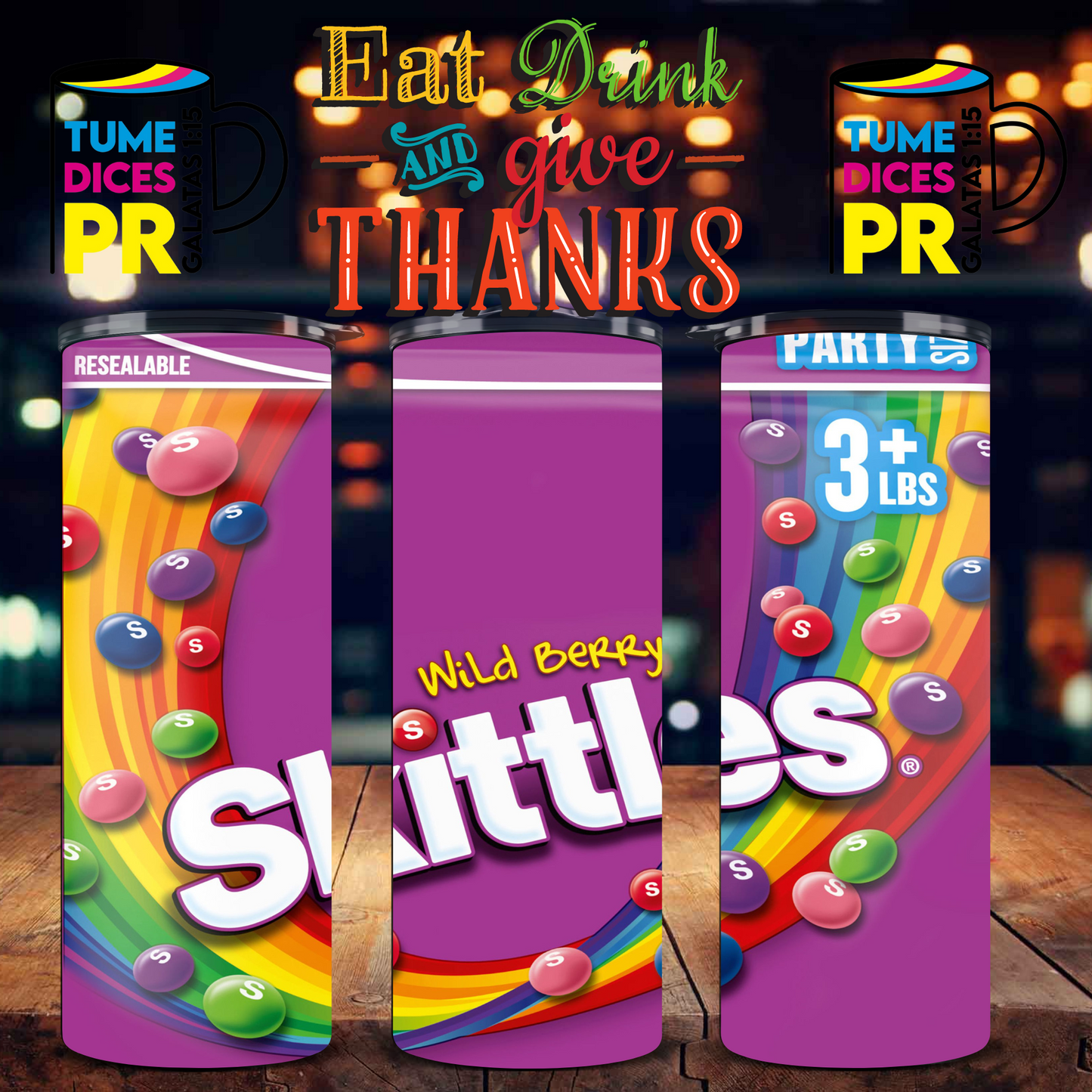 GROCERY 3 Skinny Tumbler
