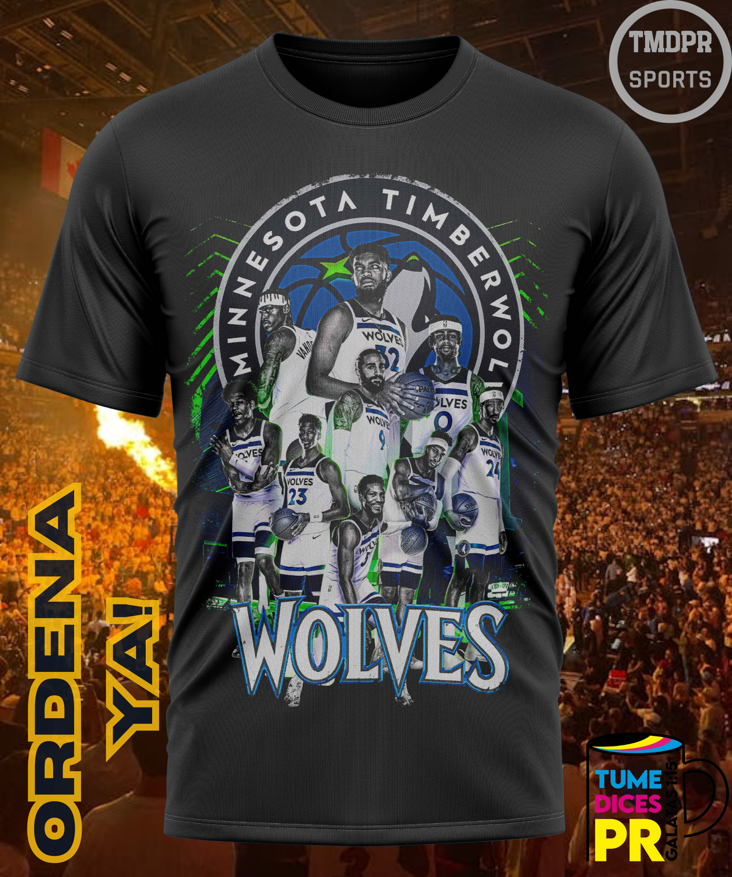 Camiseta semitono NBA MINNESOTA TIMBERWOLVES