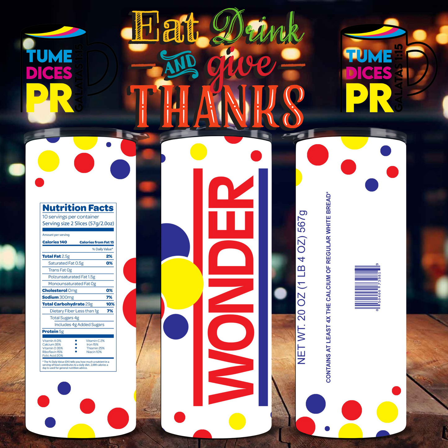 GROCERY 3 Skinny Tumbler