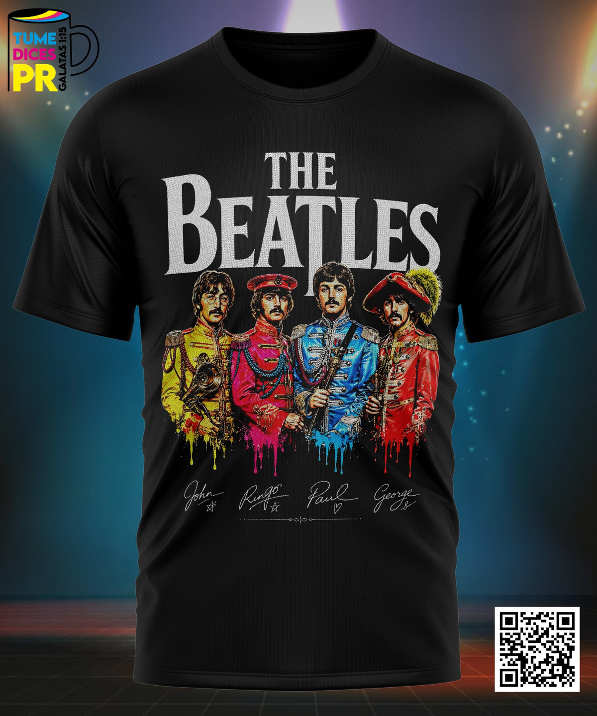 Camiseta THE BEATLES | Algodón y poliéster | Tallas S–XL