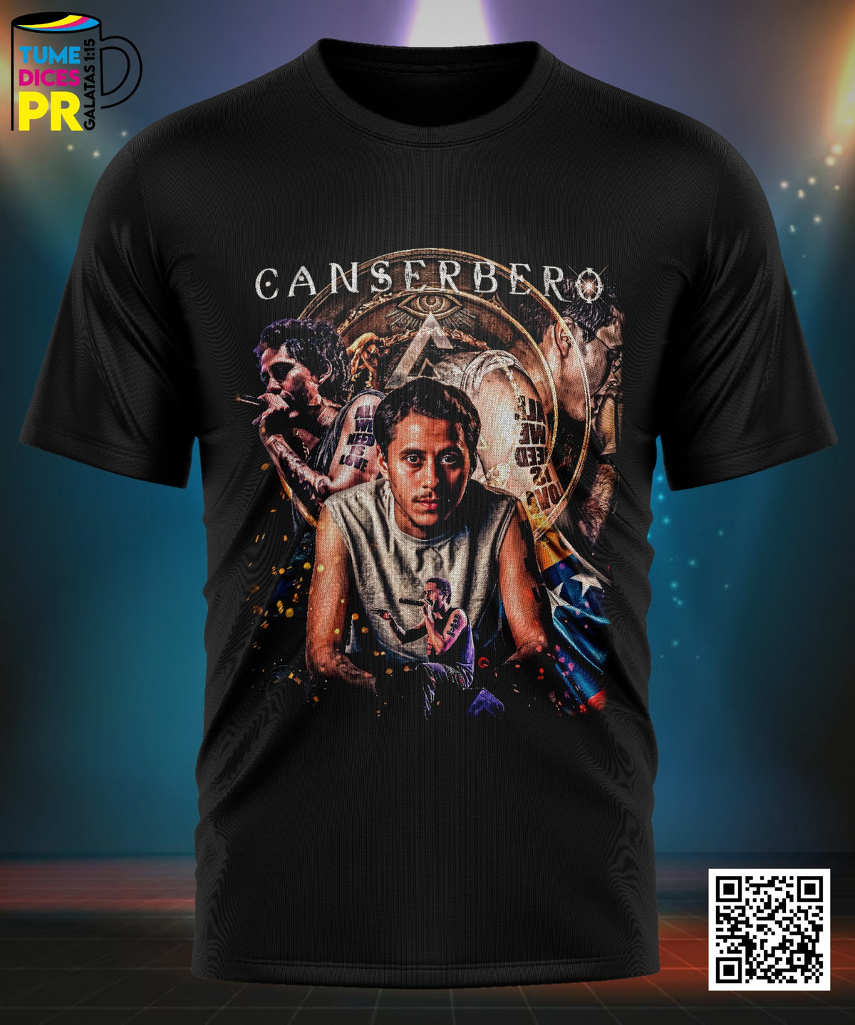 Camiseta CANSERBERO | Algodón y poliéster | Tallas S–XL
