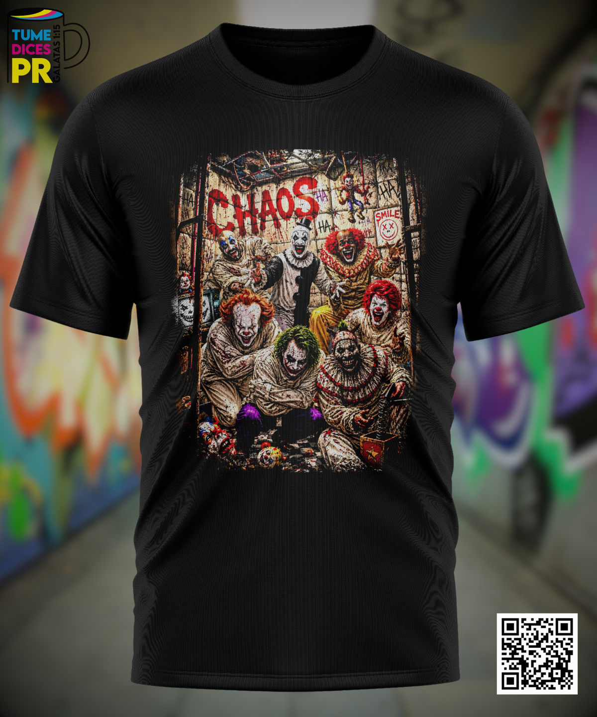 Camiseta CHAOS | Algodón y poliéster | Tallas S–XL