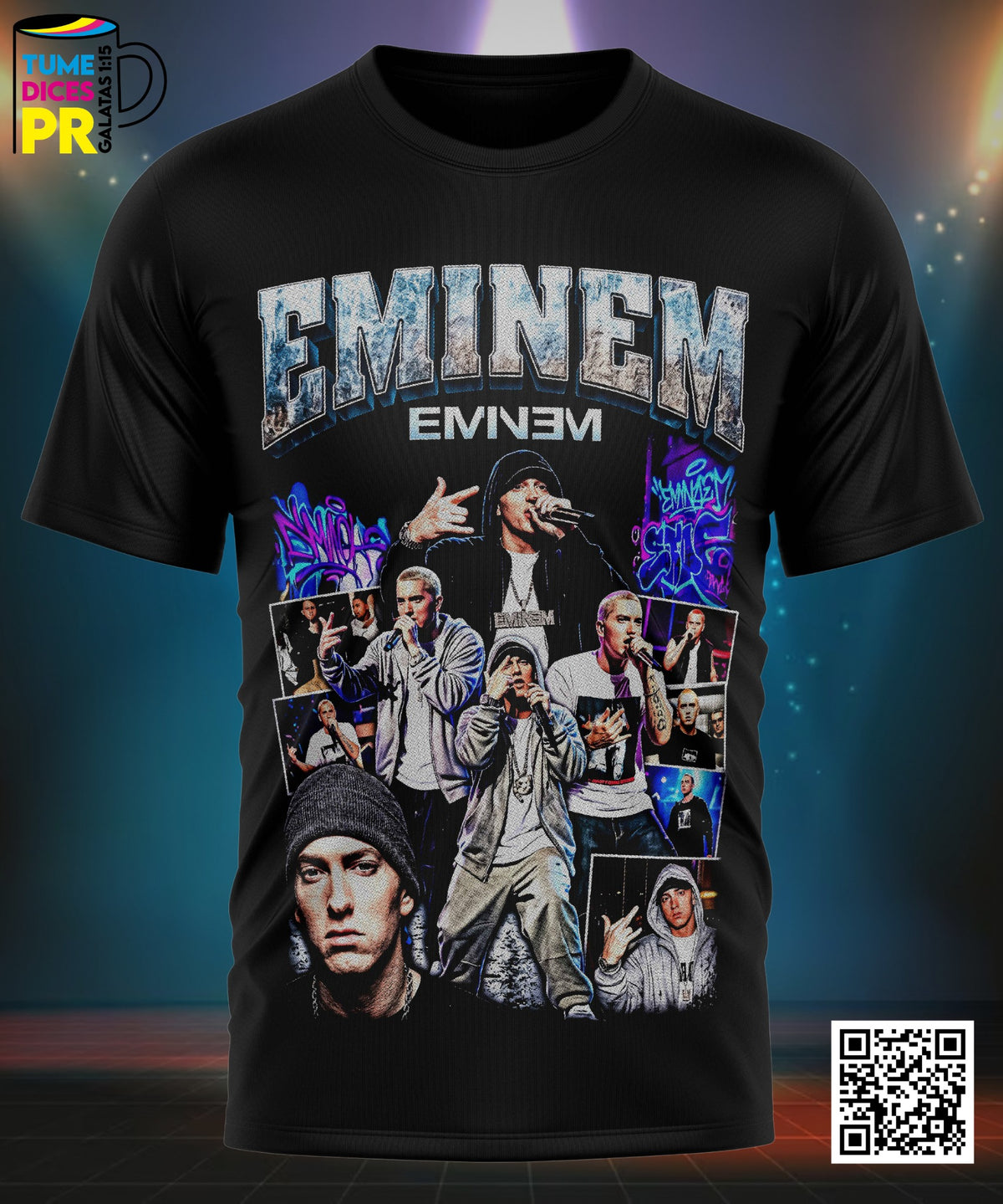 Camiseta EMINEM | Algodón y poliéster | Tallas S–XL