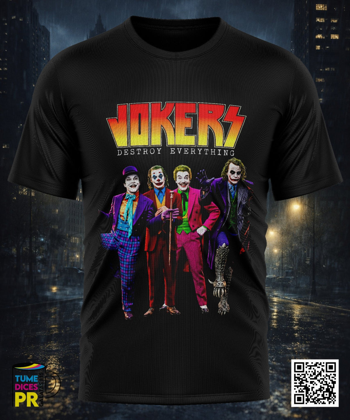 Camiseta JOKER | Algodón y poliéster | Tallas S–XL