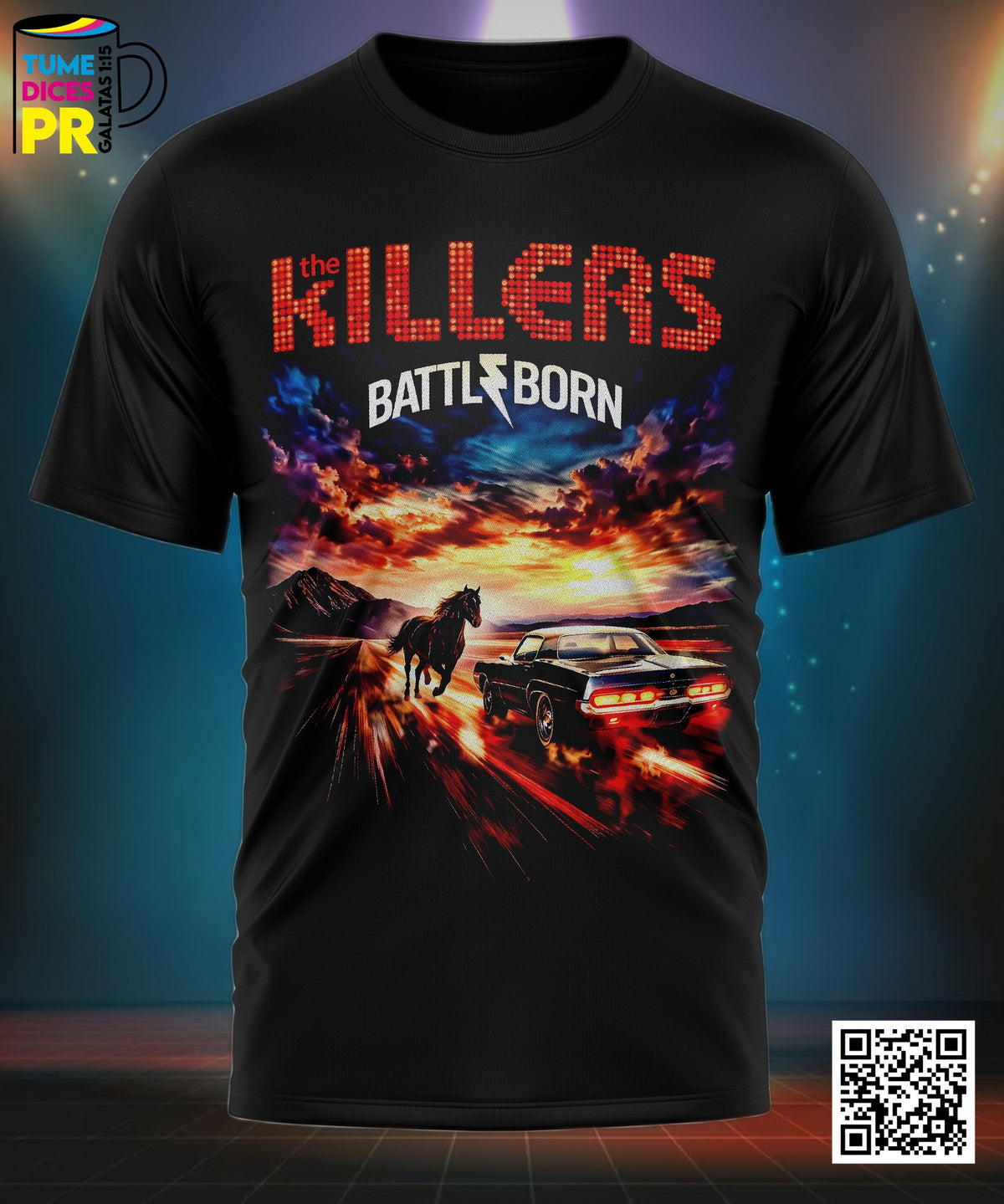 Camiseta THE KILLERS | Algodón y poliéster | Tallas S–XL