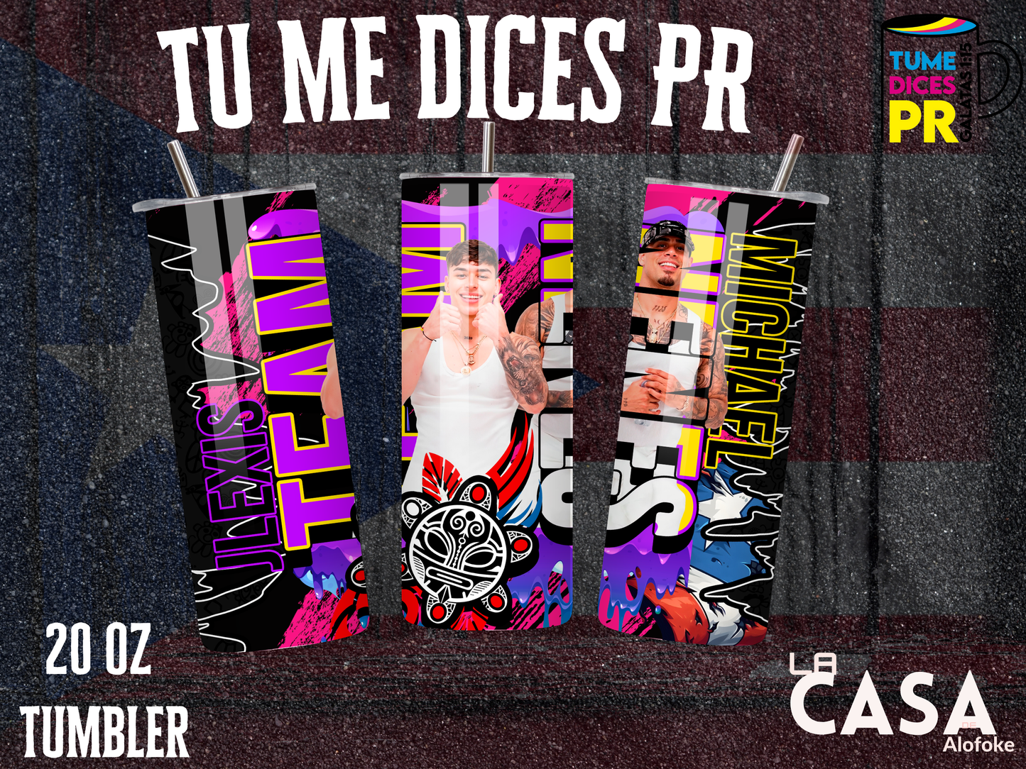 TEAM LOS NENES Skinny Tumbler