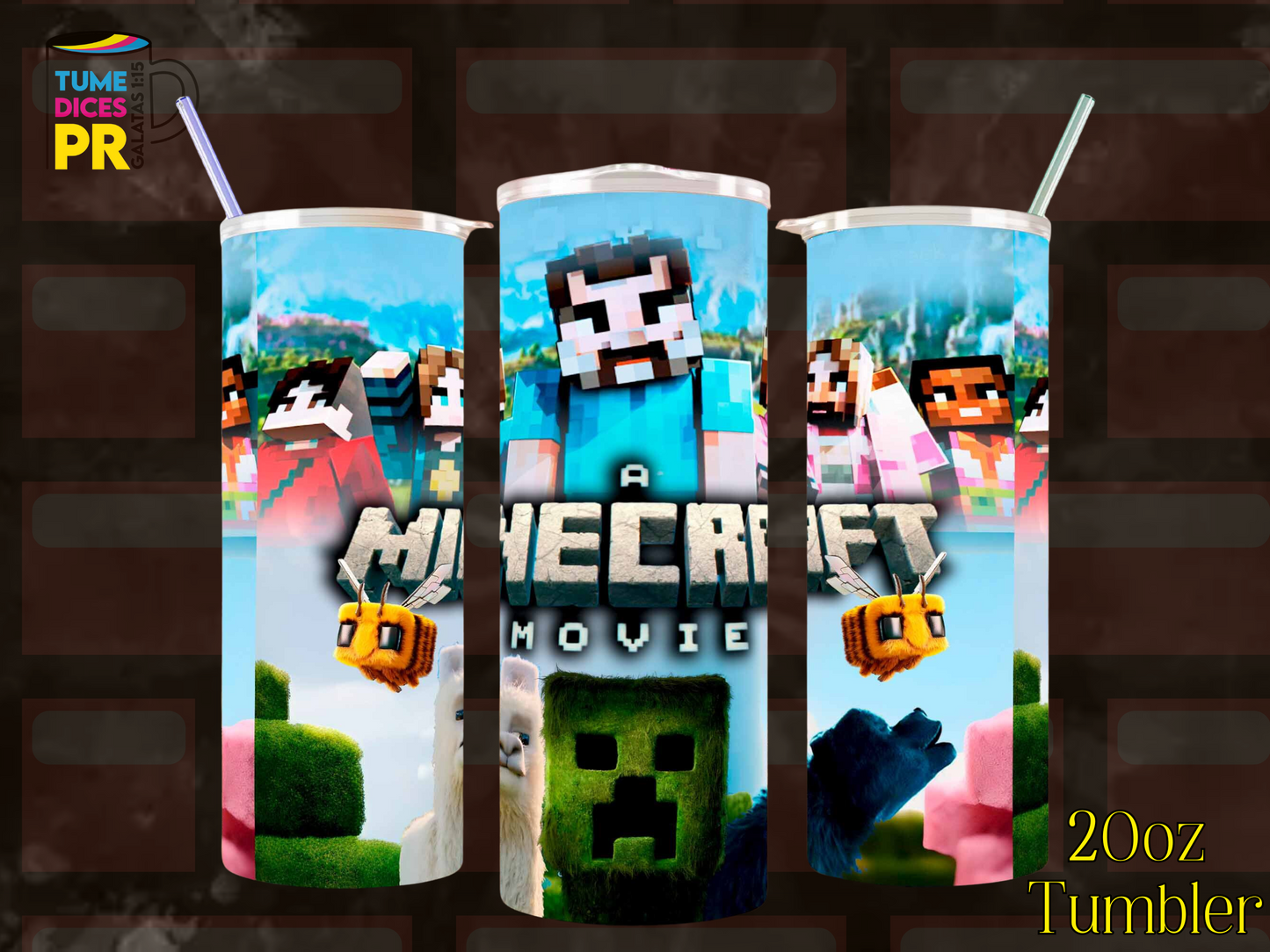 MINECRAFT Skinny Tumbler