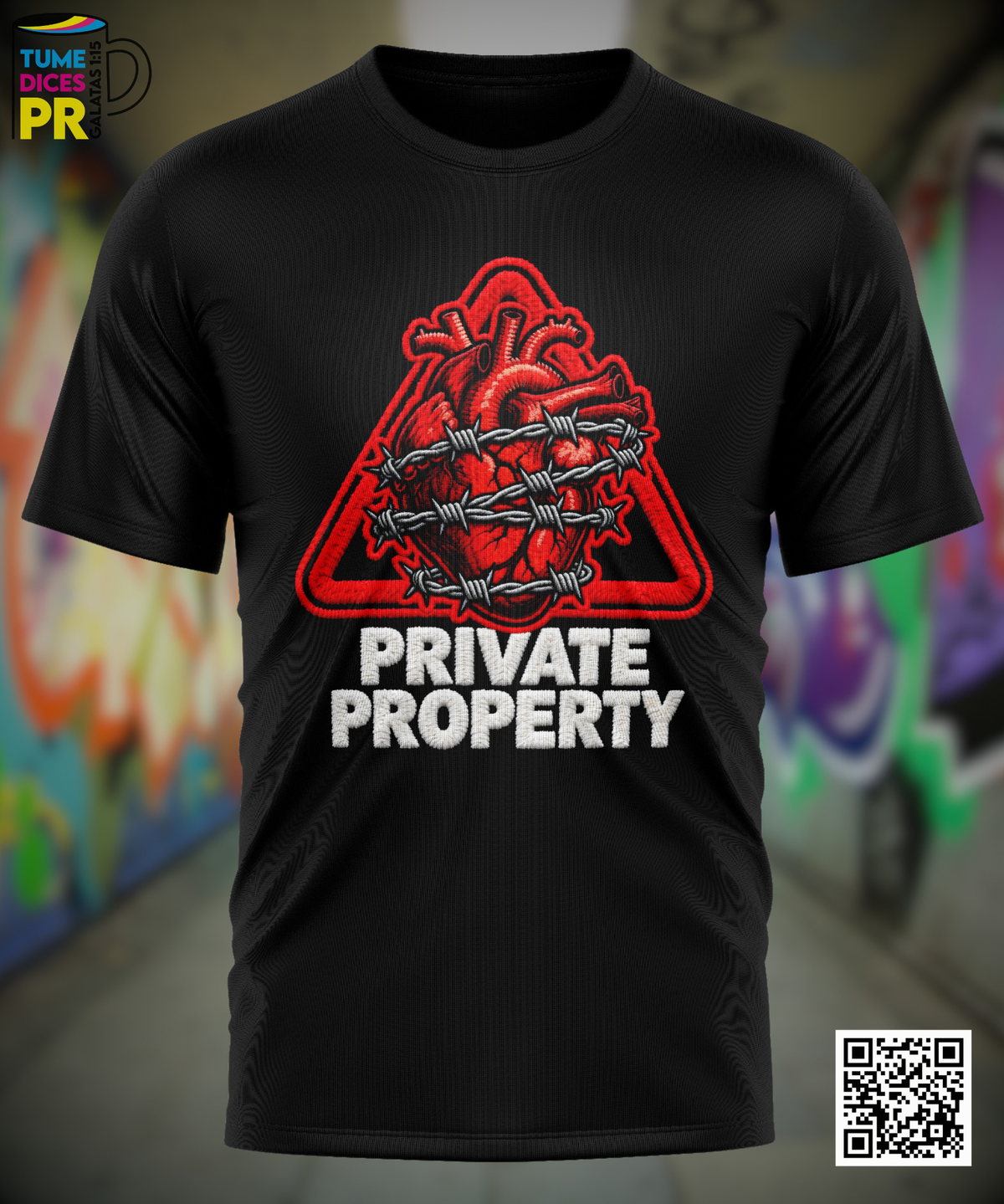 Camiseta PRIVATE PROPERTY | Algodón y poliéster | Tallas S–XL