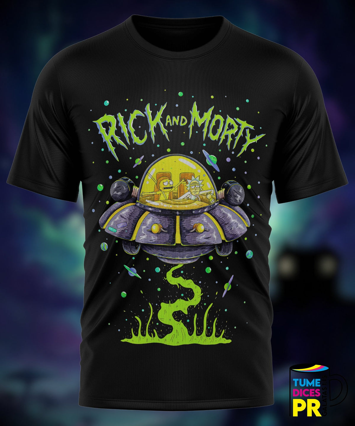 Camiseta Rick and Morty | Algodón y poliéster | Tallas S–XL